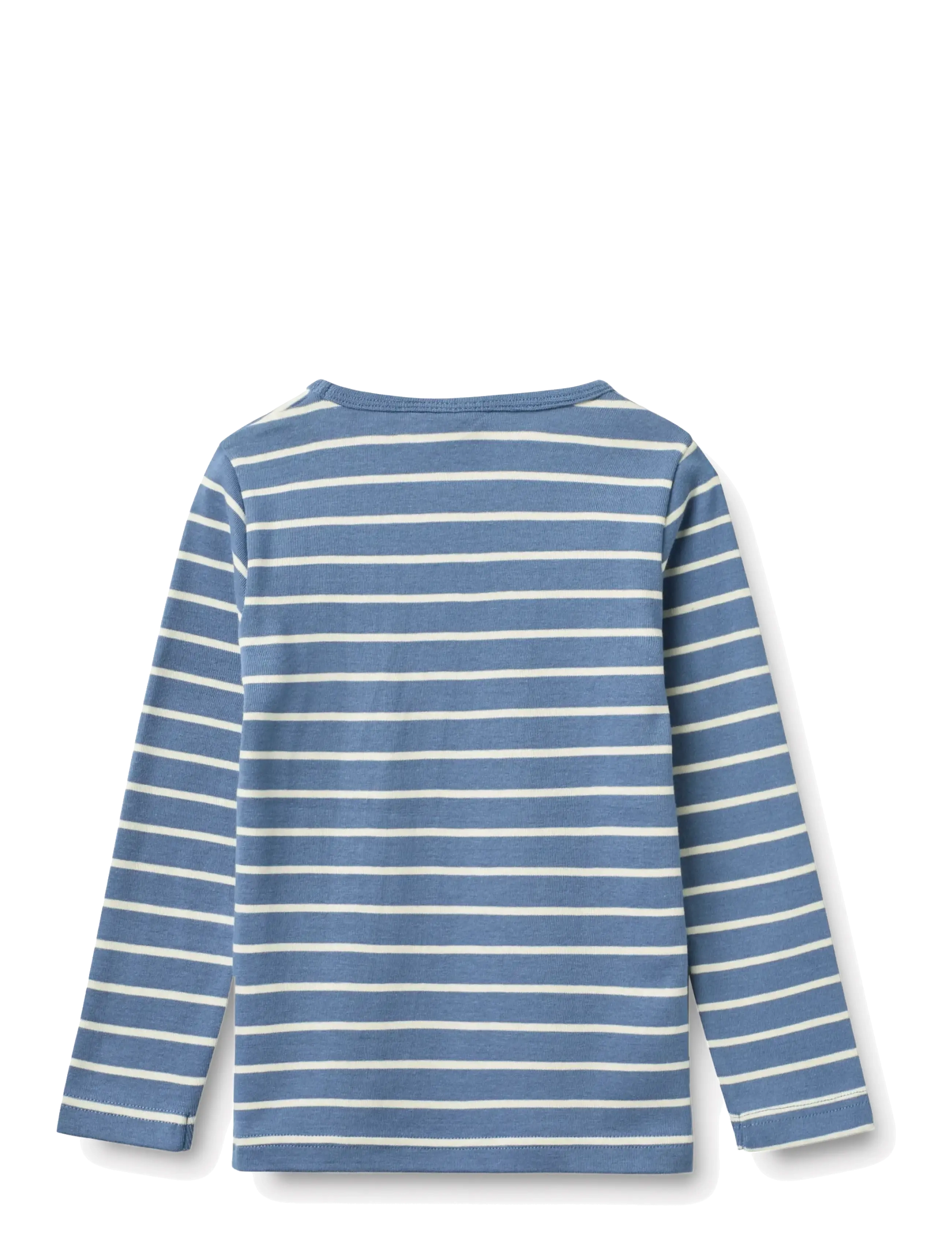 Wheat - T-shirt L/S Stig - langärmelig - blue stripe - 1