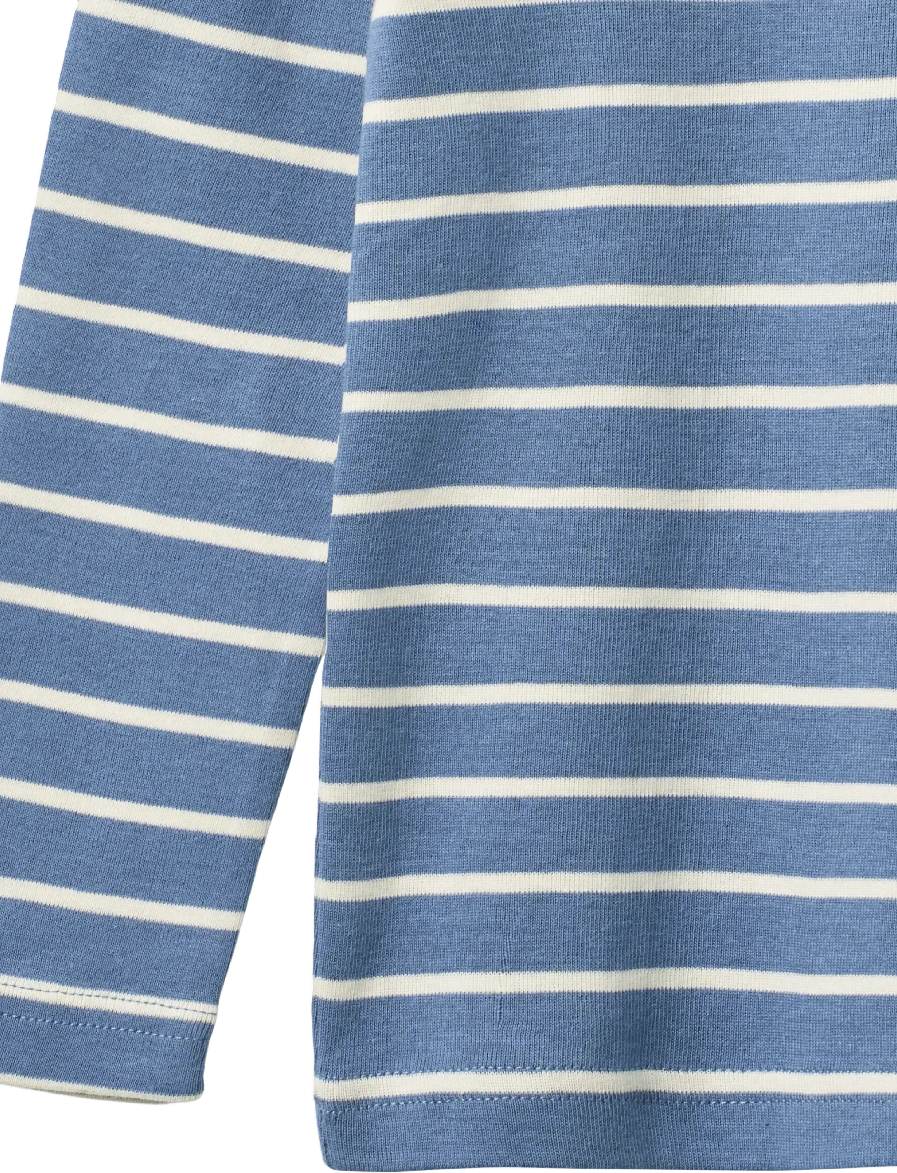 Wheat - T-shirt L/S Stig - langärmelig - blue stripe - 2