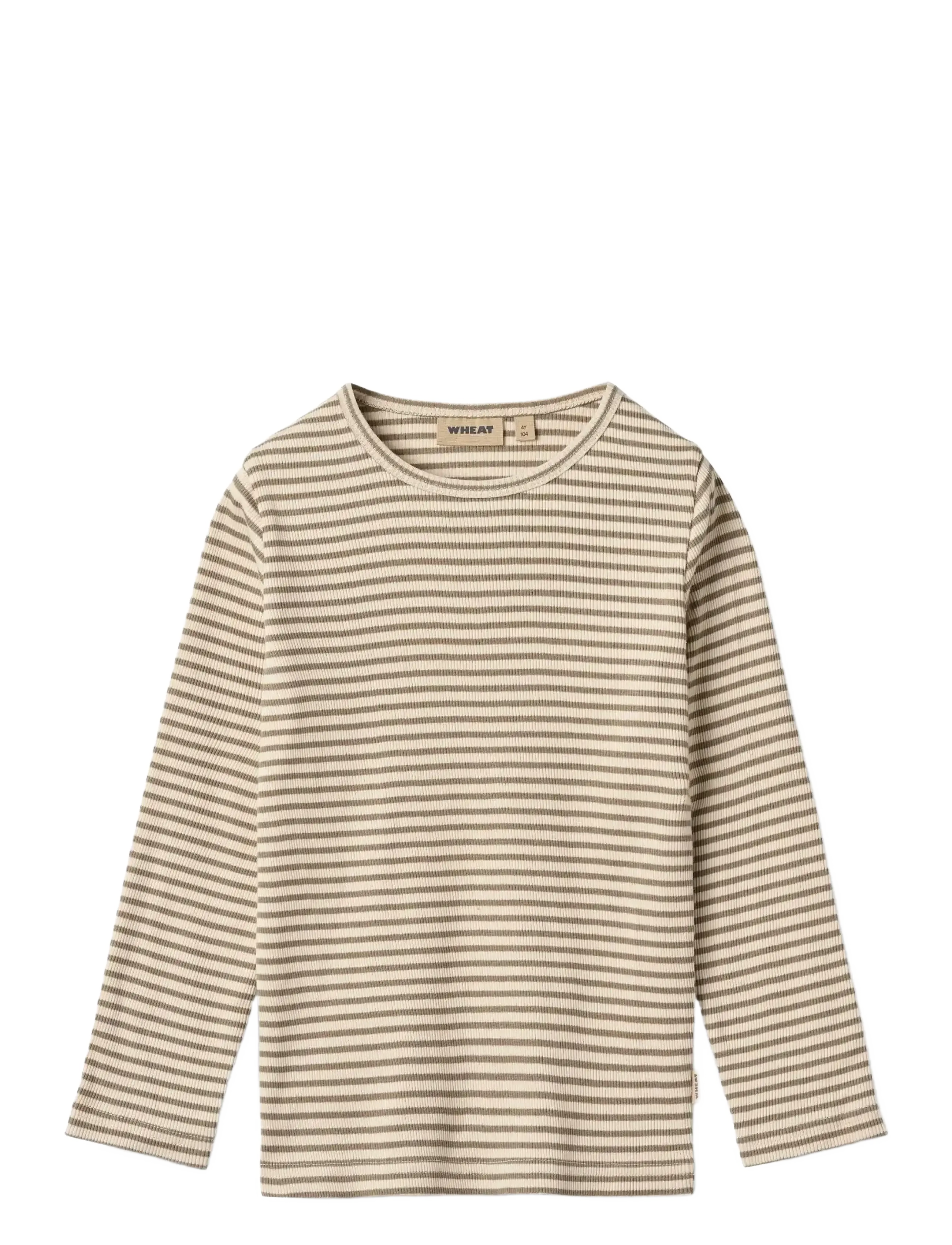 T-shirt L/S Stig - STONE STRIPE