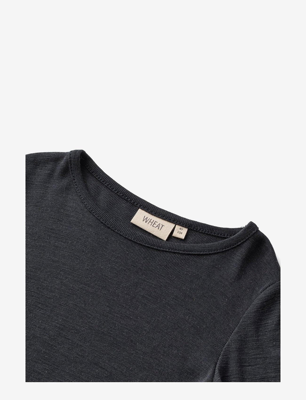 Wheat - Wool T-Shirt L/S Alfie - langærmede t-shirts - navy - 2