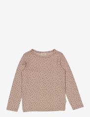 Wheat - Wool T-Shirt LS - flower dots - 0