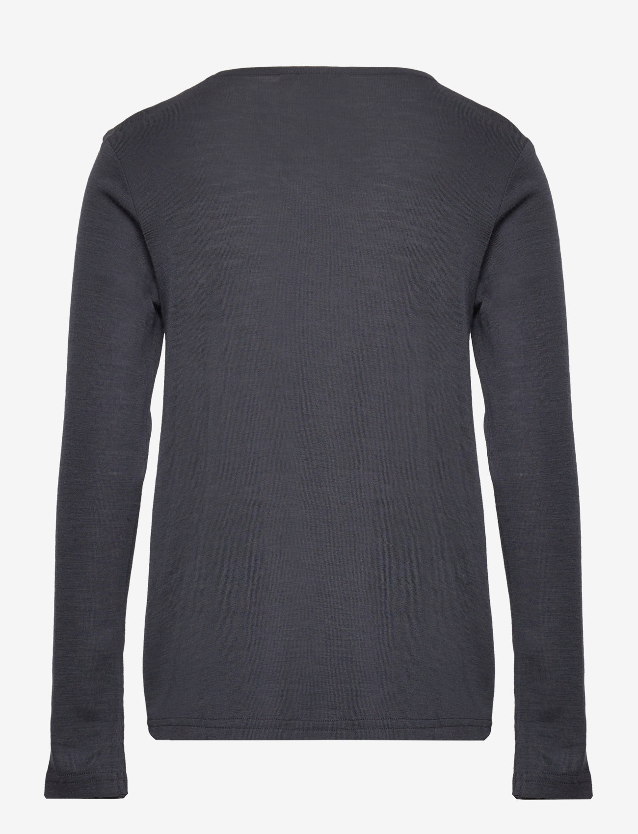 Wheat - Wool T-Shirt LS - navy - 1