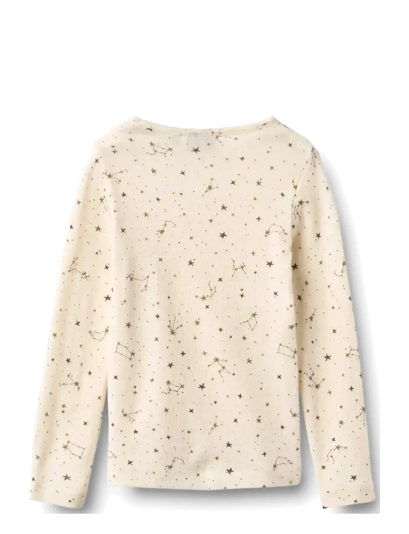 Wheat - Wool T-Shirt L/S Alfie - langärmelig - eggshell stars - 1
