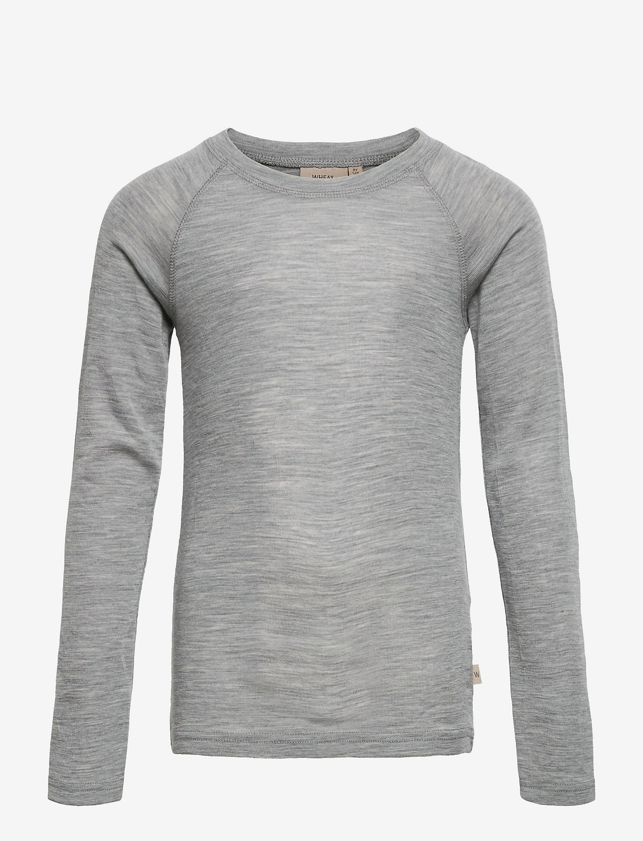Wool T-Shirt LS - MELANGE GREY