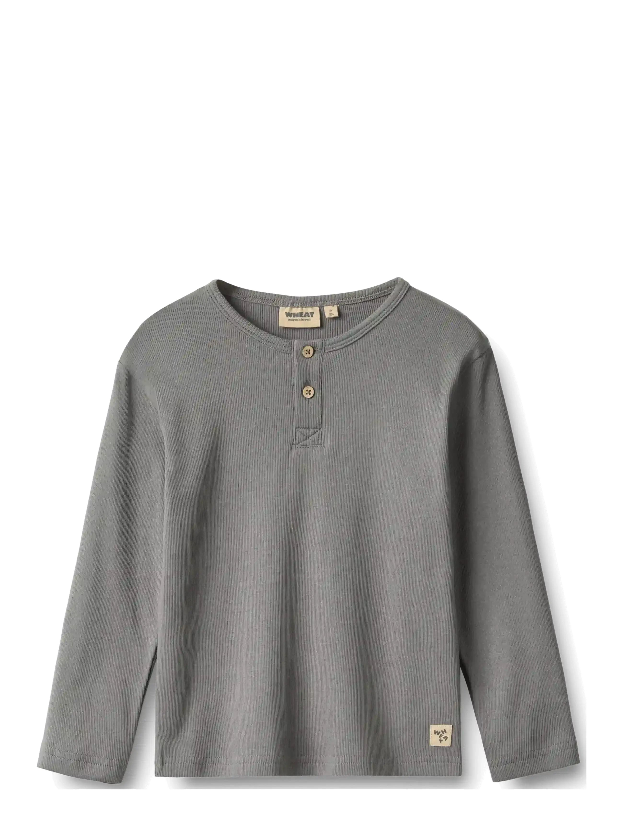 Wheat - T-shirt L/S Morris - pikkade varrukatega t-särgid - flint - 3