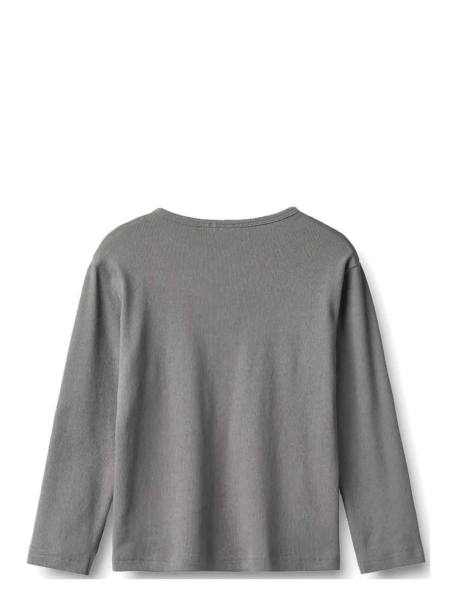 Wheat - T-shirt L/S Morris - pikkade varrukatega t-särgid - flint - 4