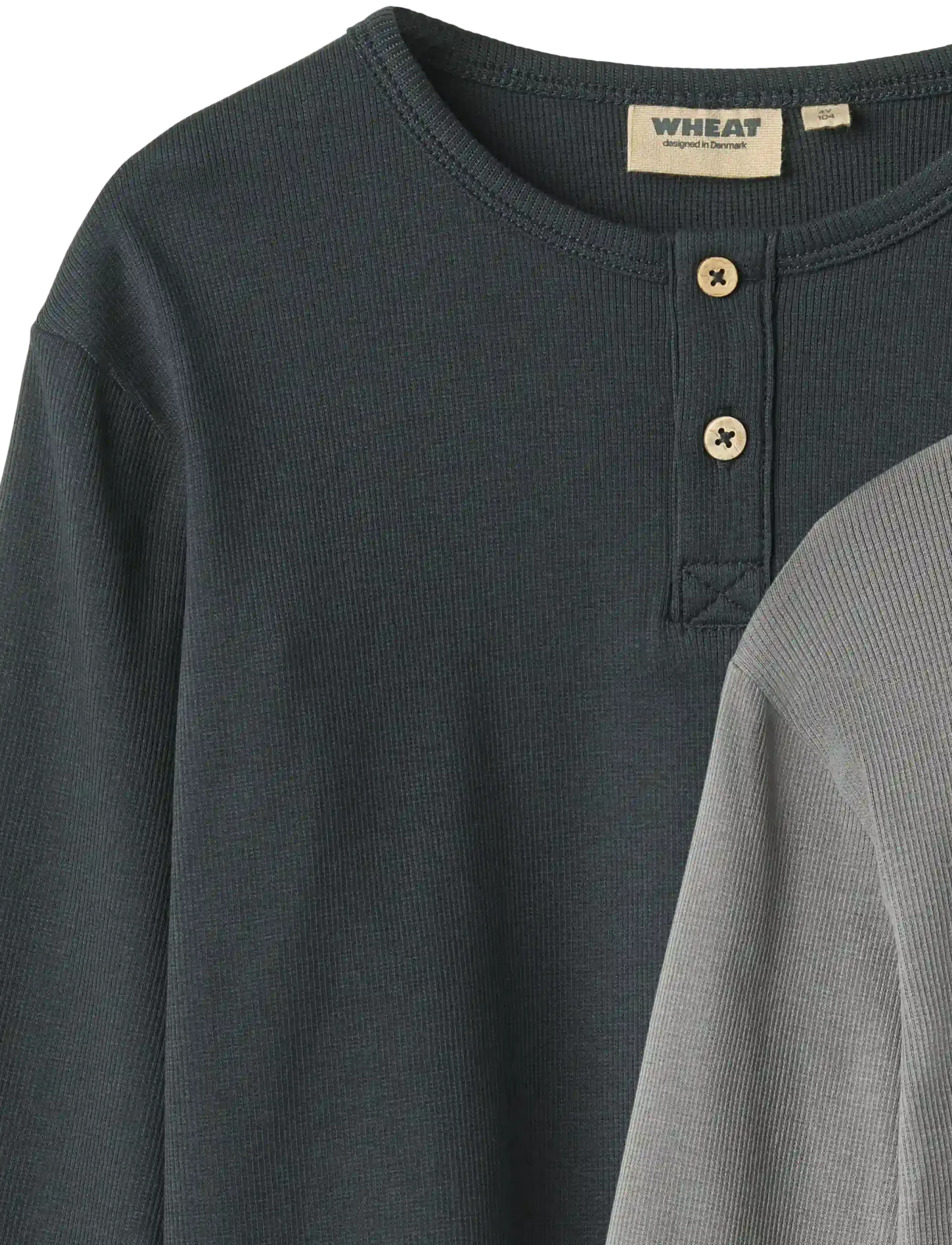 Wheat - T-shirt L/S Morris - pikkade varrukatega t-särgid - flint - 5