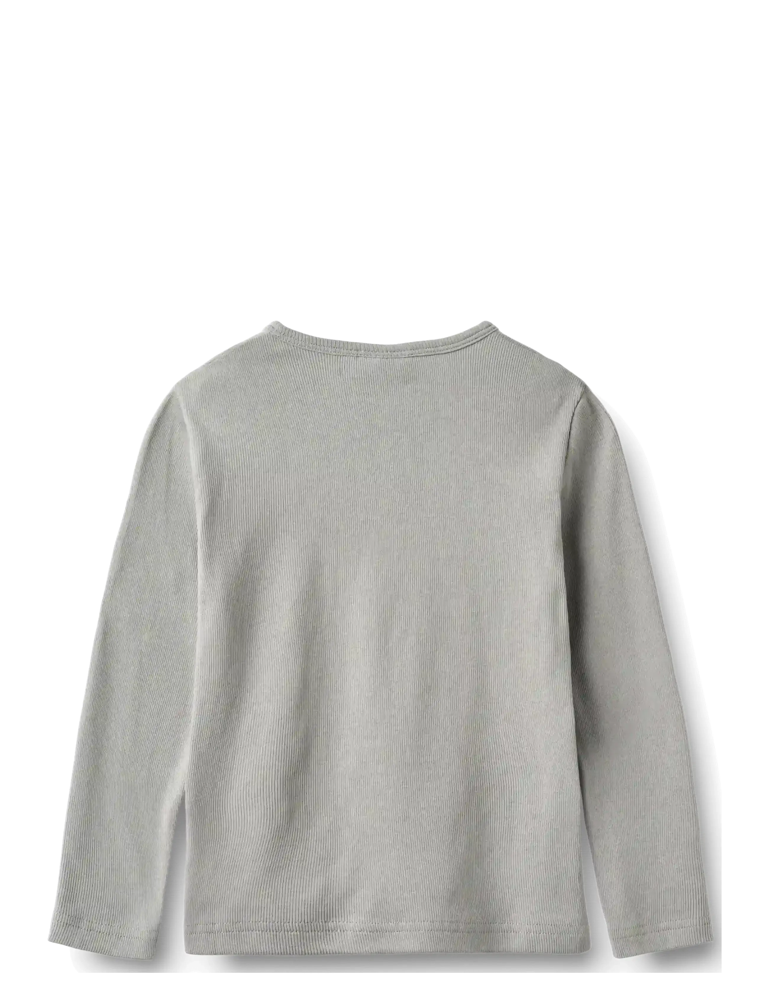 Wheat - T-shirt L/S Morris - slightly blue - 1