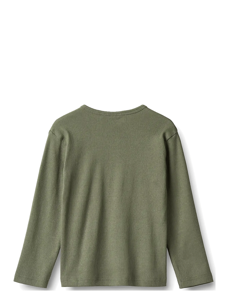 Wheat - T-shirt L/S Morris - langärmelig - thyme - 1