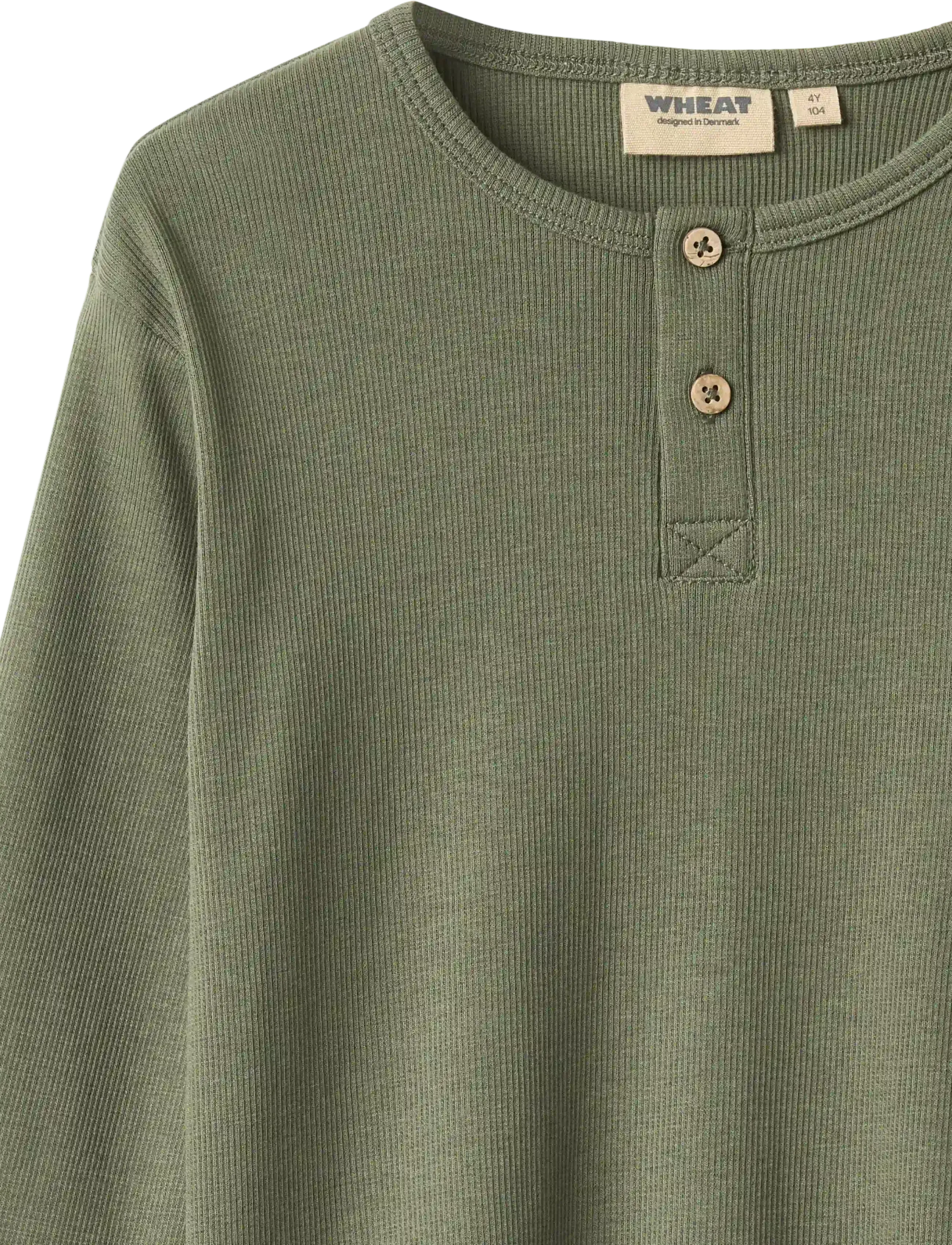 Wheat - T-shirt L/S Morris - langärmelig - thyme - 2