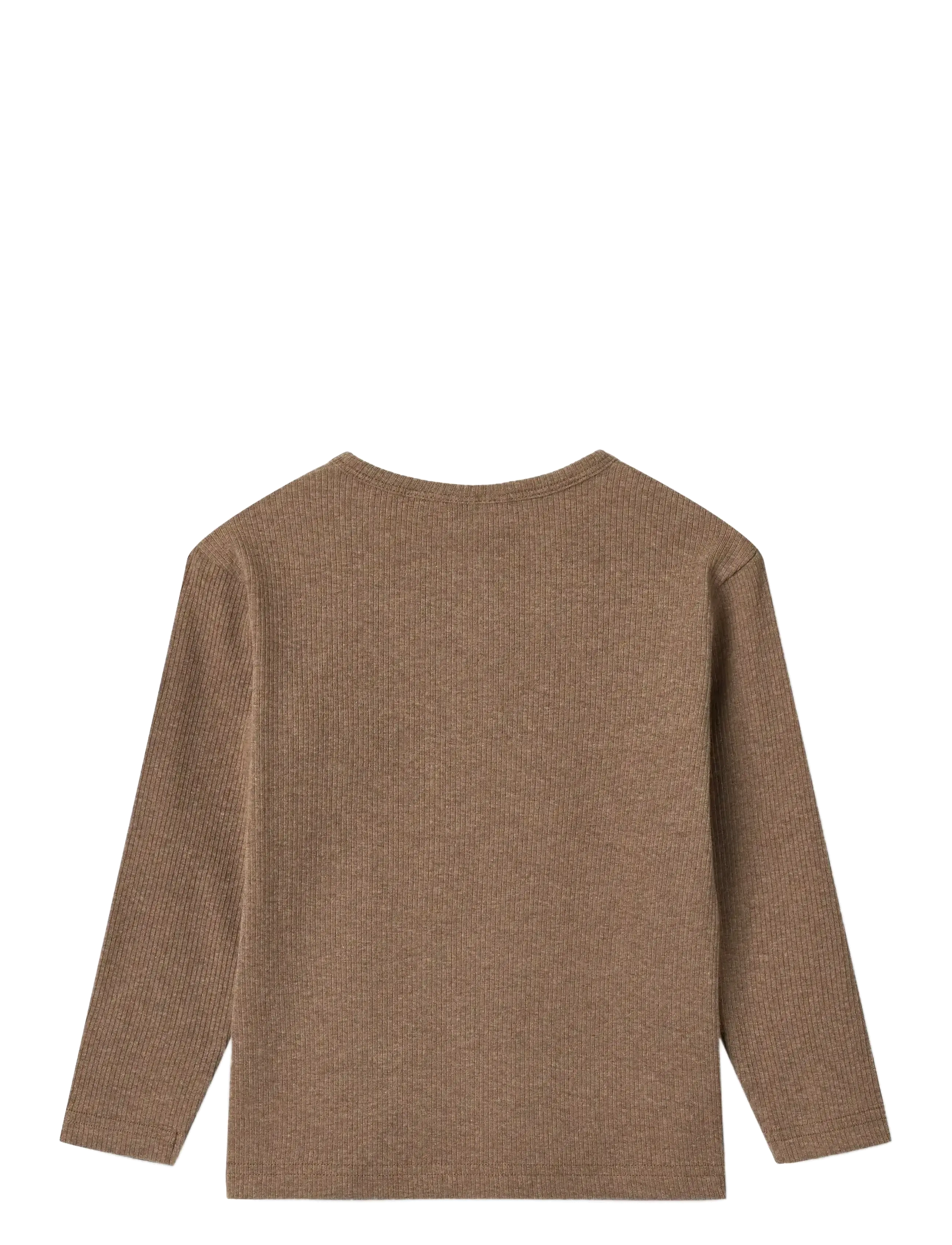 Wheat - T-shirt L/S Morris - långärmade t-shirts - coffee melange - 1