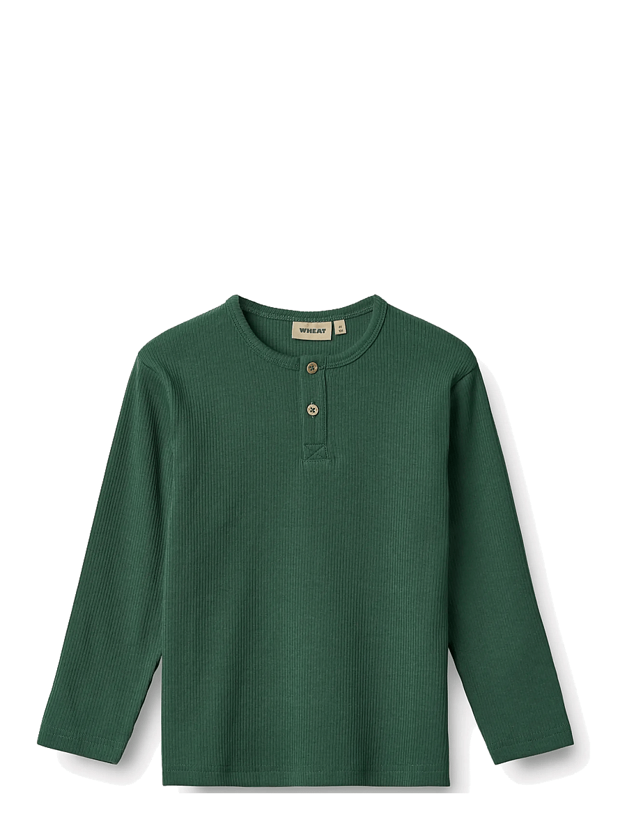 Wheat - T-shirt L/S Morris - t-krekli ar garām piedurknēm - green - 1