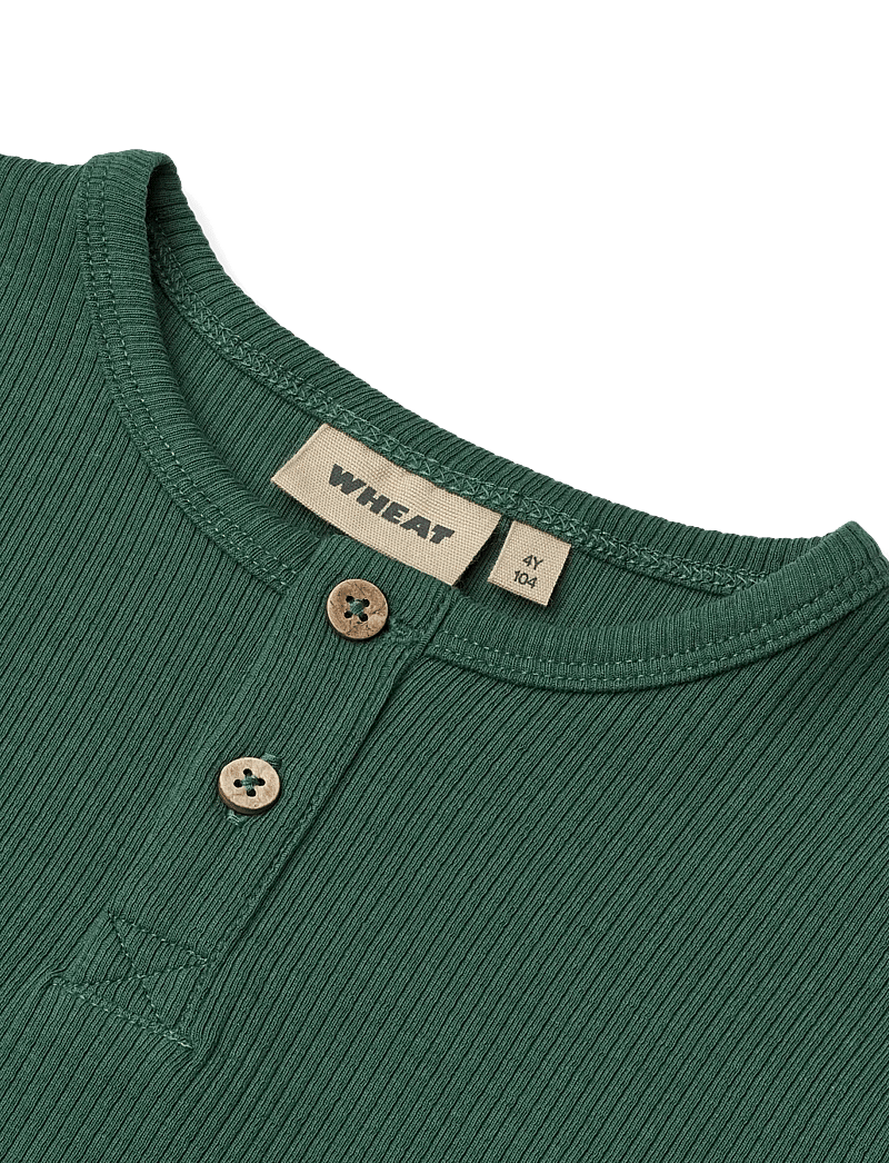 Wheat - T-shirt L/S Morris - t-shirts à manches longues - green - 3