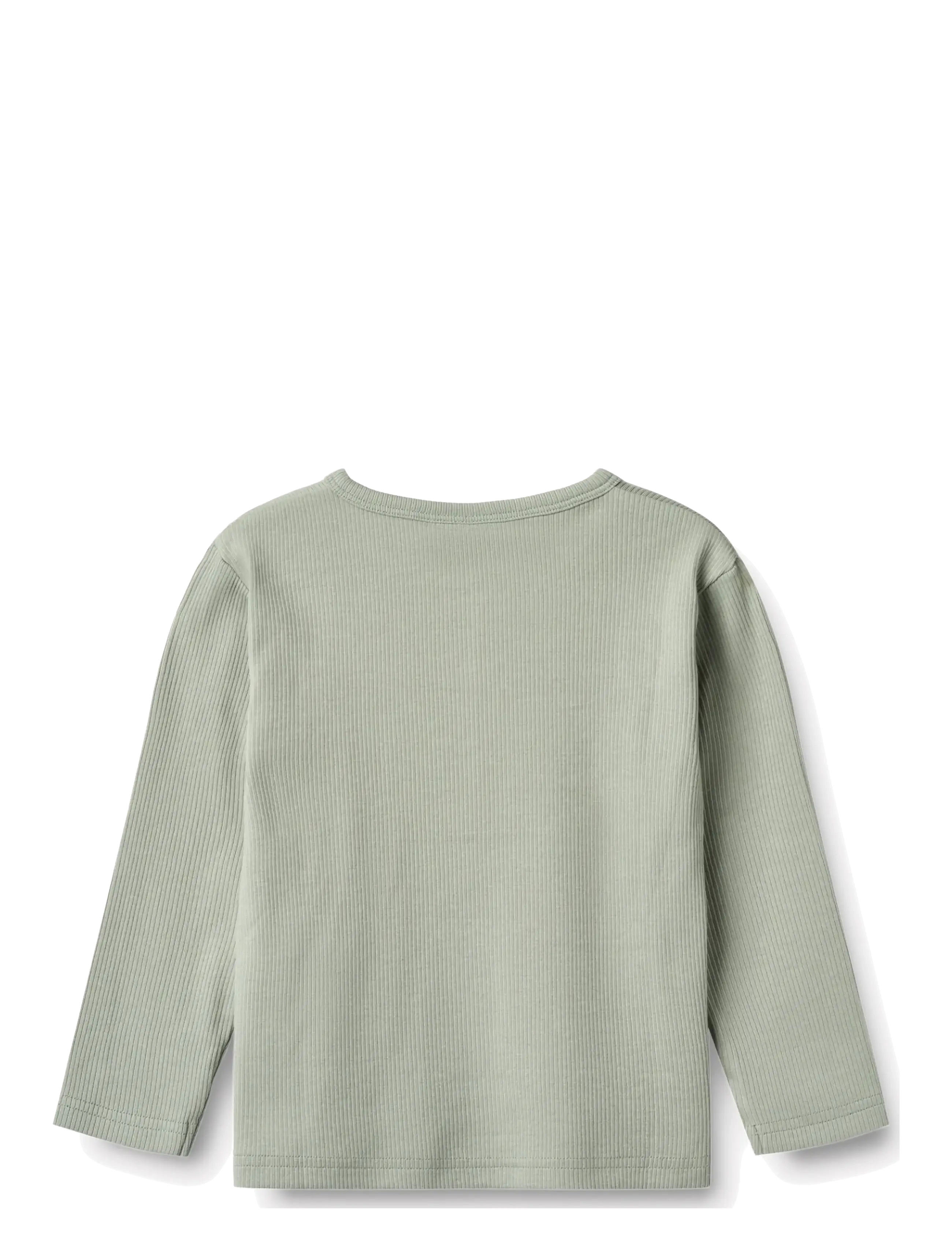 Wheat - T-shirt L/S Morris - långärmade t-shirts - morning mist - 2