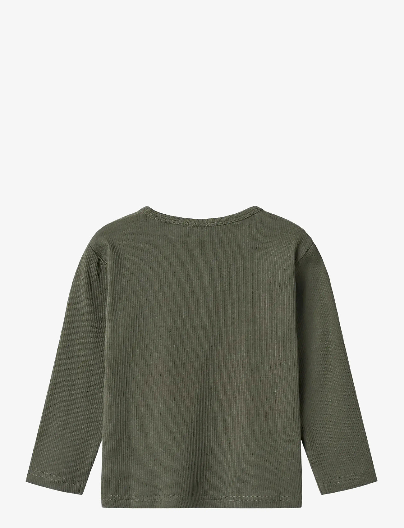 Wheat - T-shirt L/S Morris - long-sleeved t-shirts - winter forest - 1