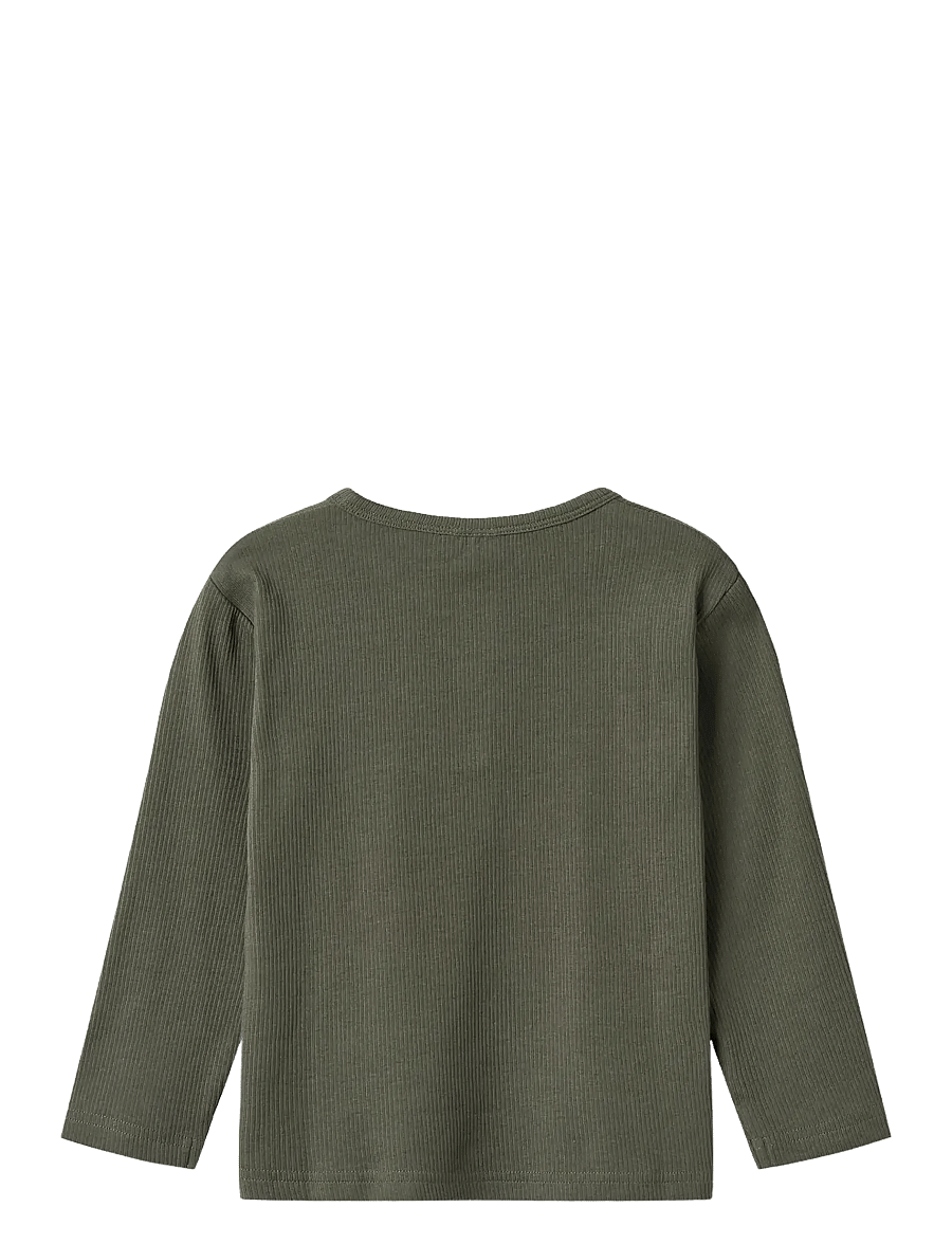 Wheat - T-shirt L/S Morris - toppar & t-shirts - winter forest - 1