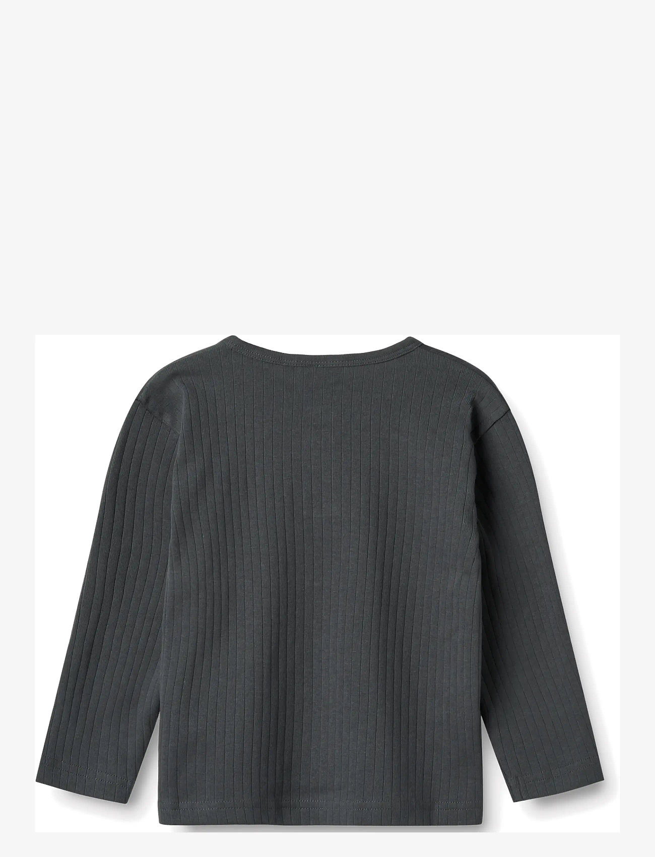 Wheat - T-Shirt L/S Morris - long-sleeved t-shirts - black sea - 2