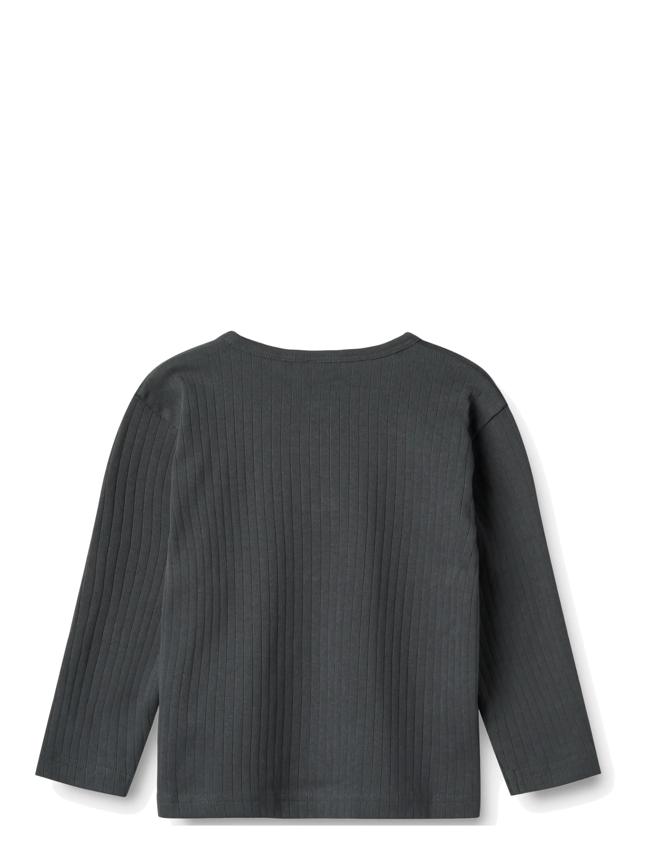 Wheat - T-Shirt L/S Morris - langärmelig - black sea - 2