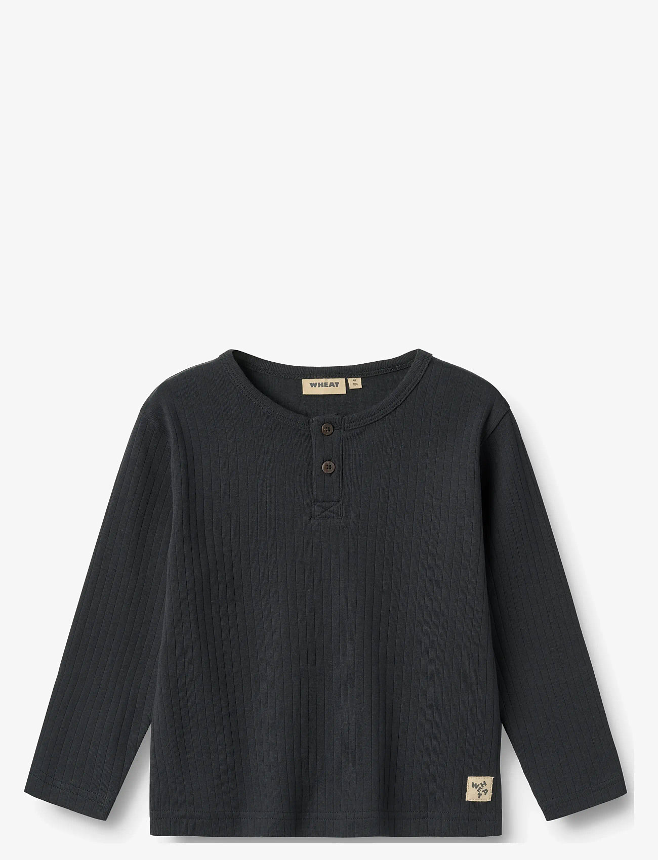 Wheat - T-Shirt L/S Morris - langärmelig - navy - 1