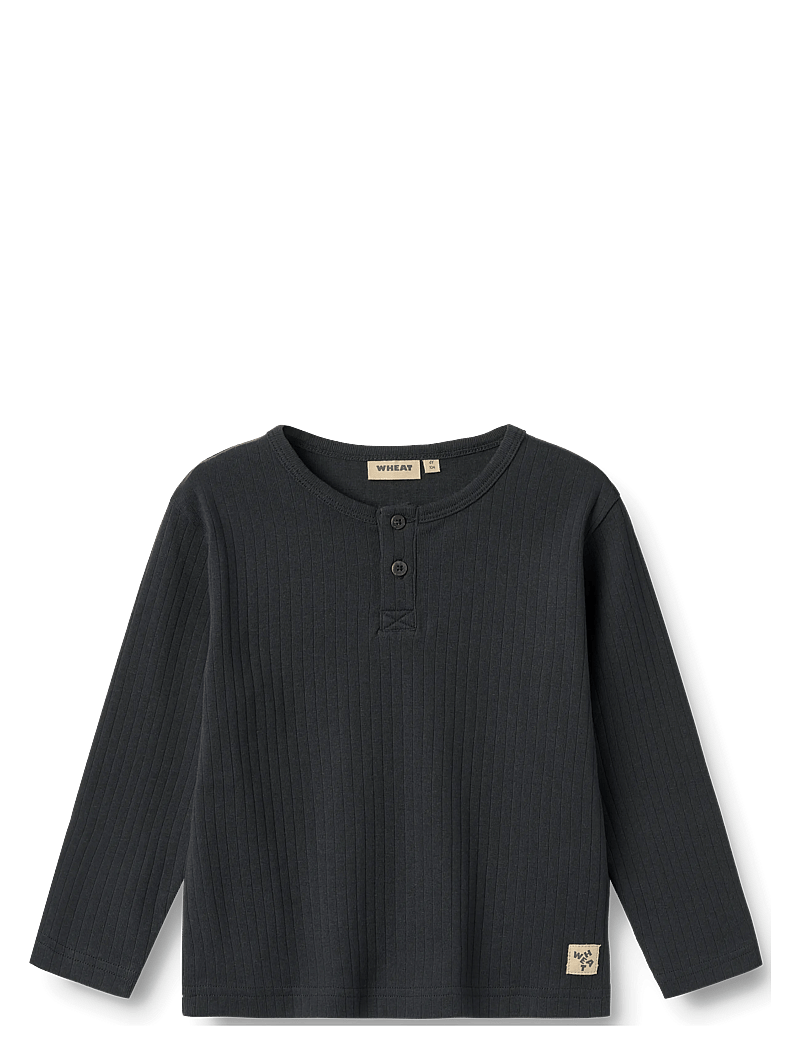 Wheat - T-Shirt L/S Morris - langärmelig - navy - 1