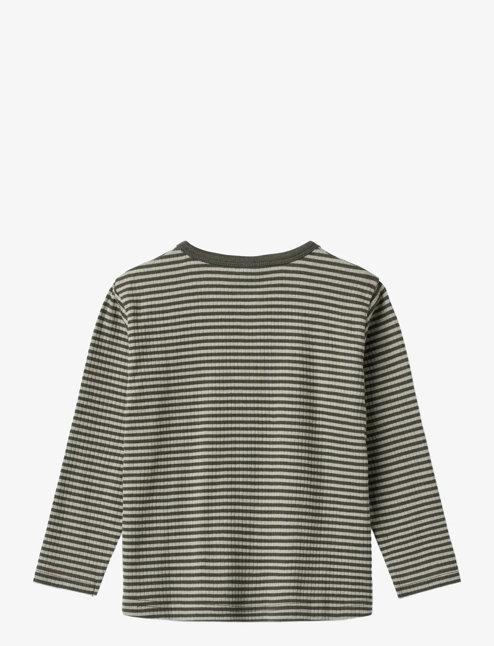 Wheat - T-shirt L/S Morris - langærmede t-shirts - winter forest stripe - 1