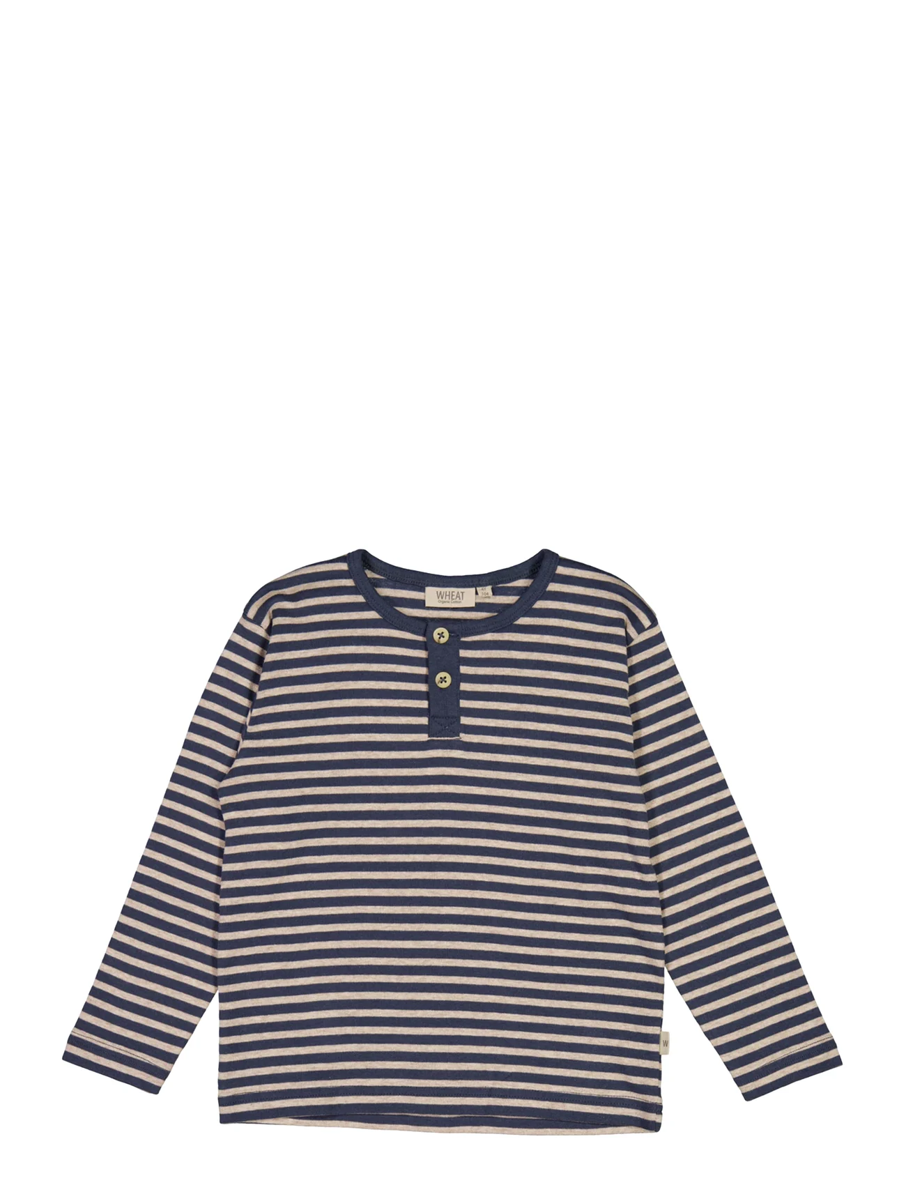 Wheat - T-Shirt Morris - sea storm stripe - 0