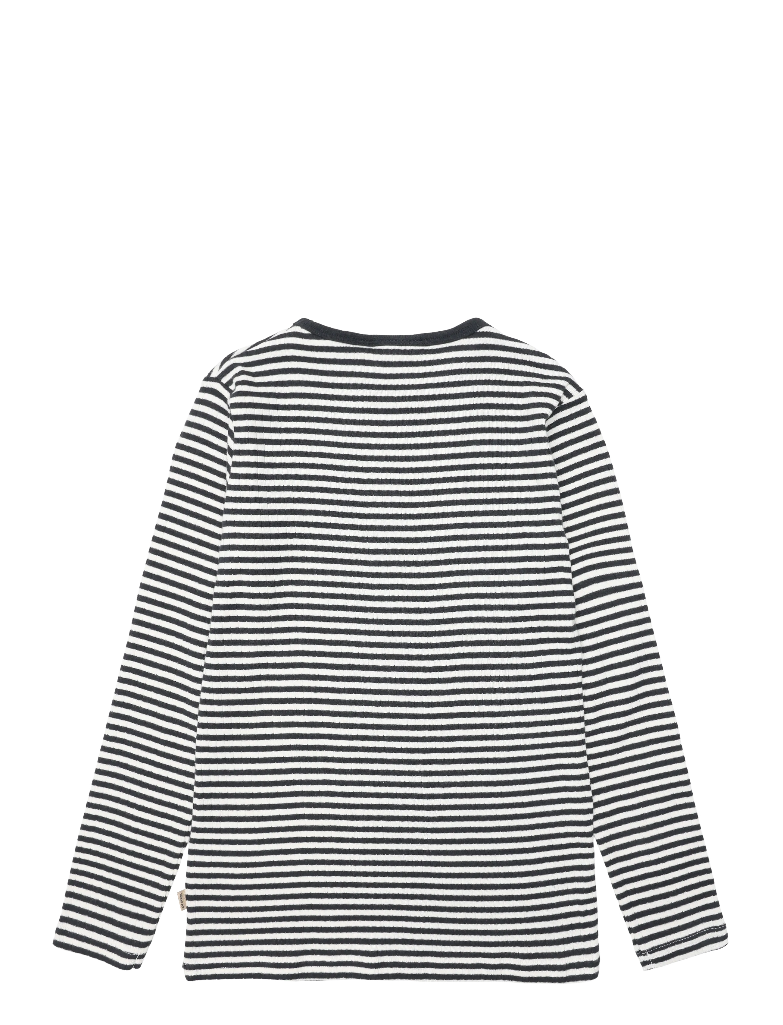 Wheat - 2 Rib T-Shirt L/S Stig - navy rib stripe - 1