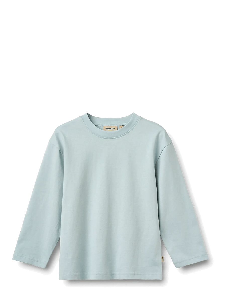 Wheat - T-shirt L/S Johan - summer sky - 0