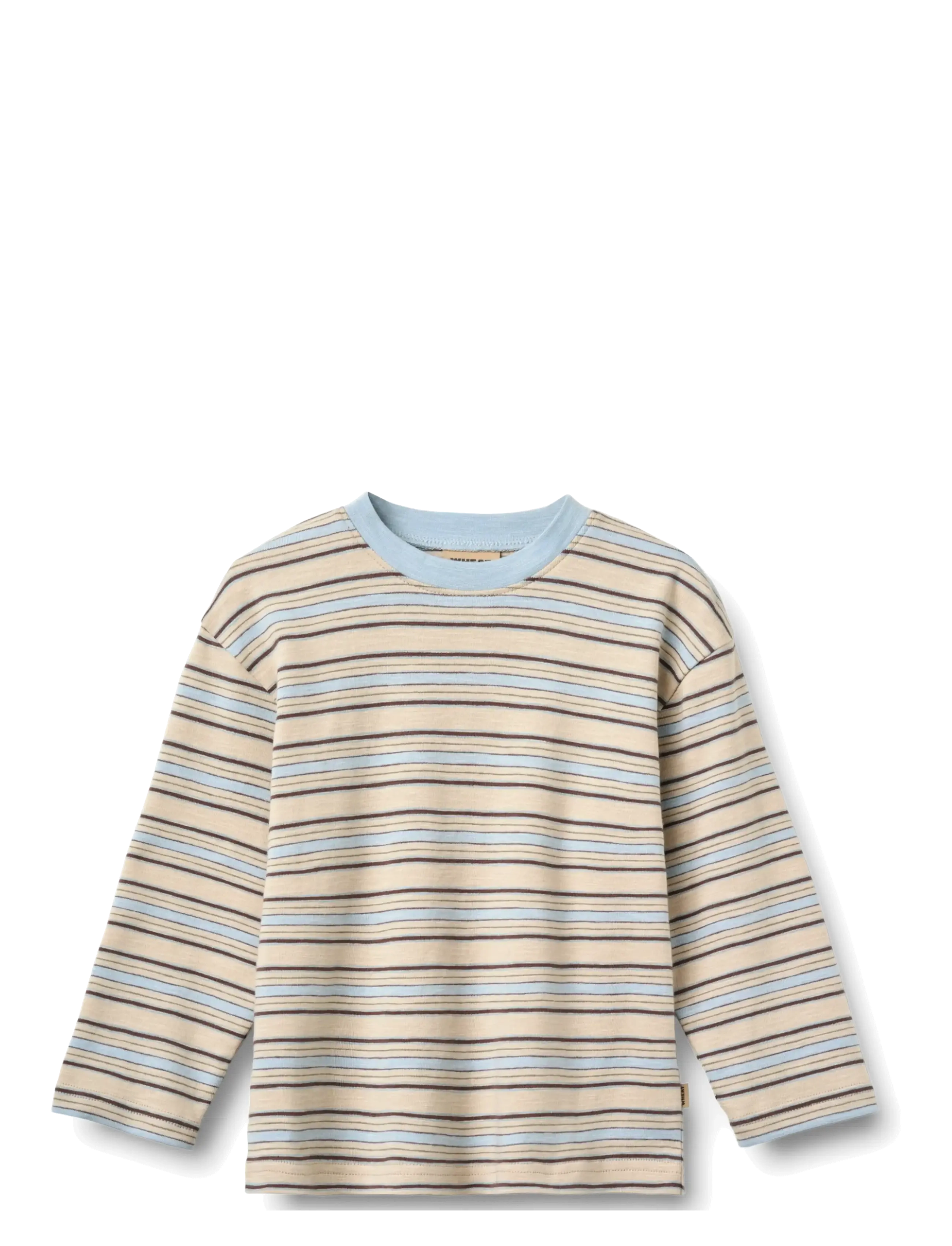 Wheat T-shirt L/S Johan - Overdele - MULTI BLUE STRIPE / blue
