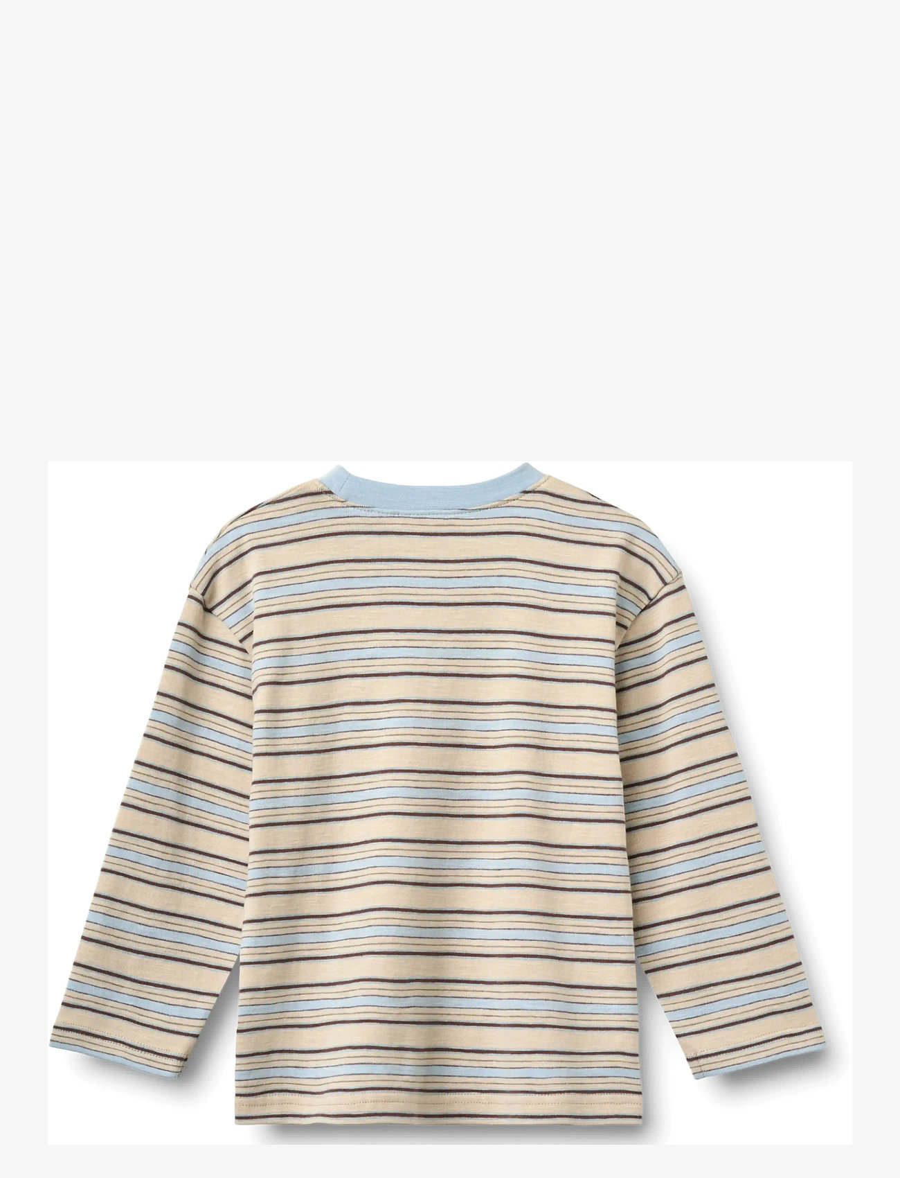 Wheat - T-shirt L/S Johan - langærmede t-shirts - multi blue stripe - 1