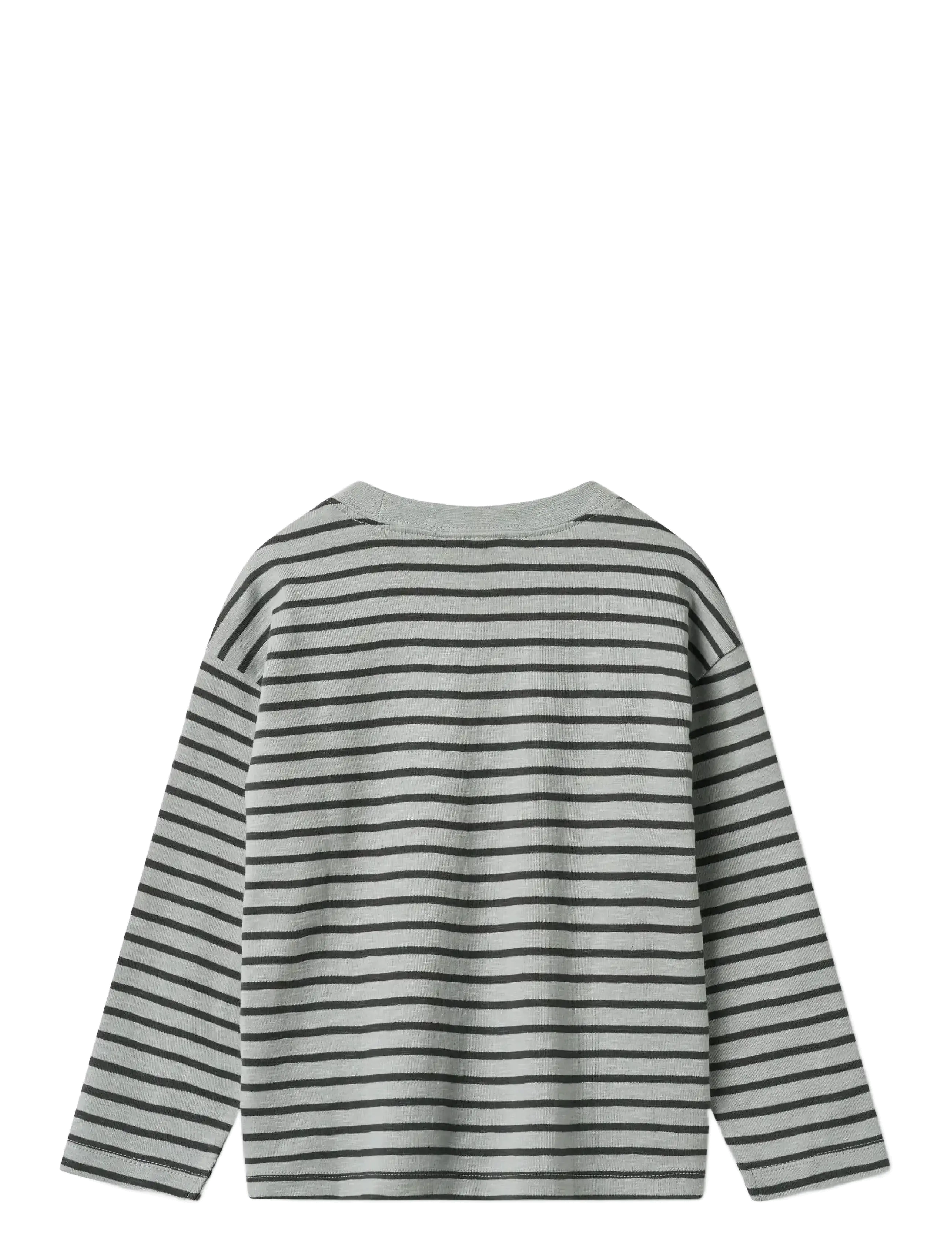 Wheat - T-Shirt L/S Dallas - soft blue stripe - 1