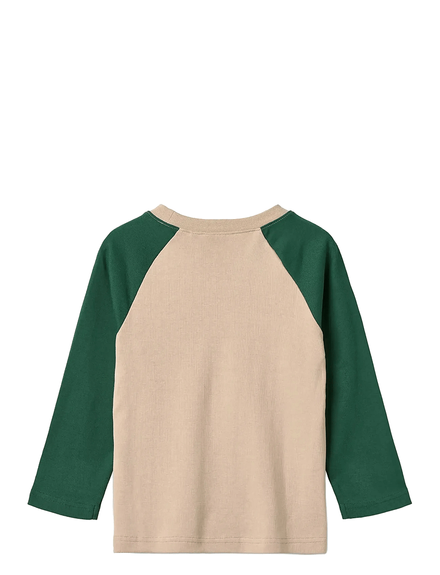 Wheat - T-shirt L/S Rolf - lange mouwen - kale - 1