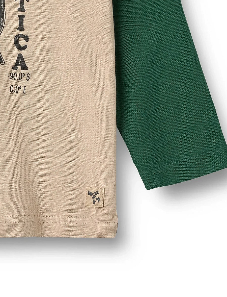 Wheat - T-shirt L/S Rolf - lange mouwen - kale - 2