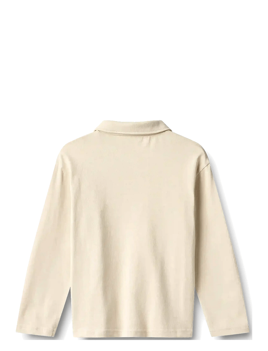 Wheat - Blouse L/S Yves - långärmade pikéer - offwhite - 1