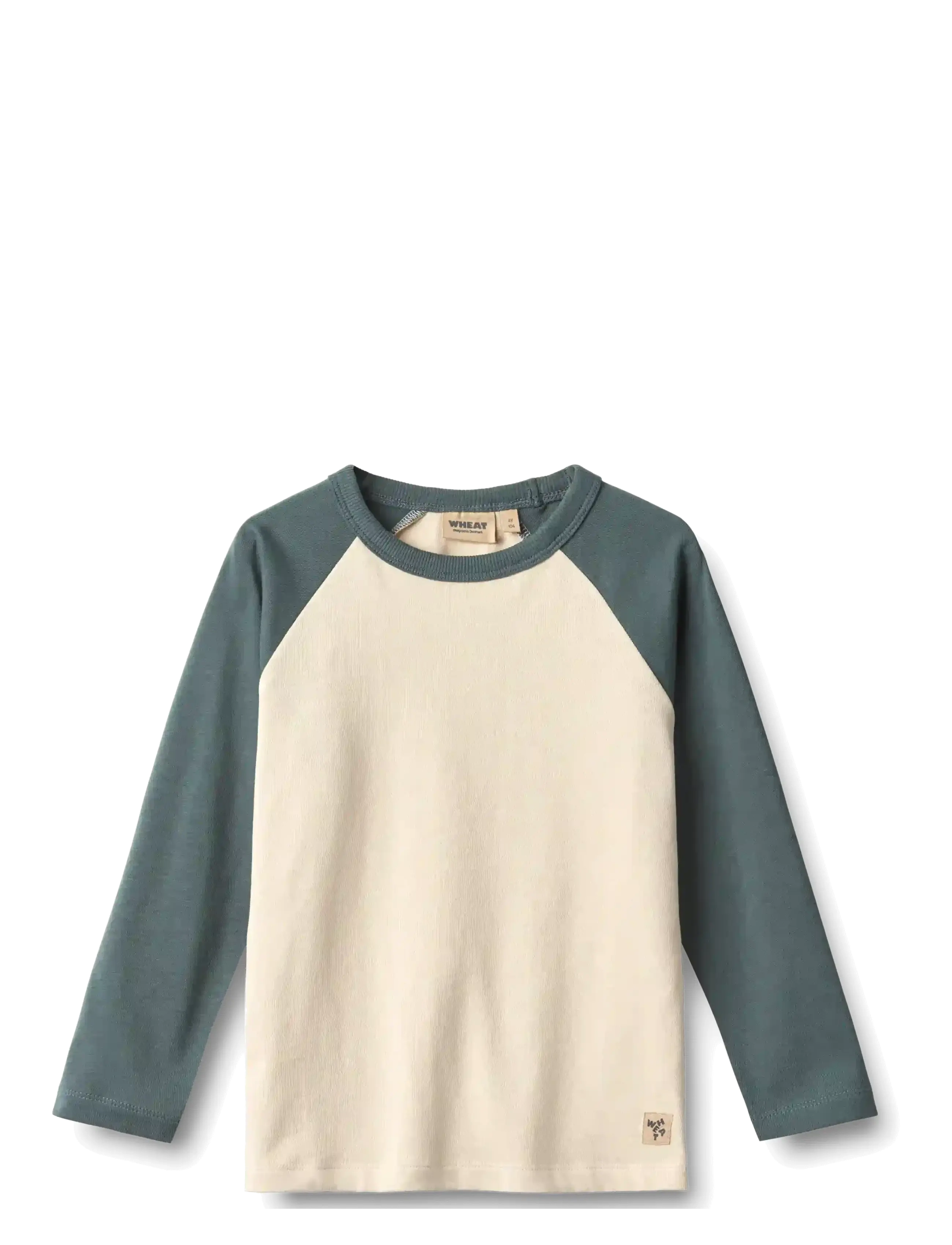 Wheat T-shirt L/S Jesper - Barn 98-134 - OFFWHITE / cream