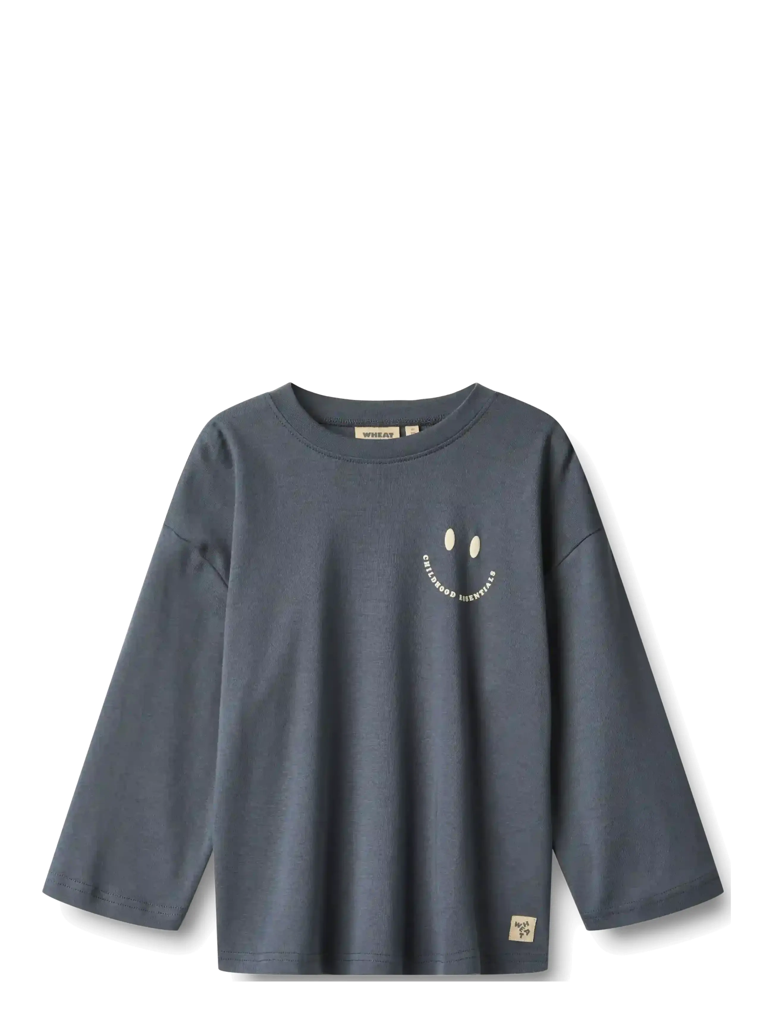 Wheat T-shirt L/S Axe Print - Neuheiten - GREYBLUE / blue