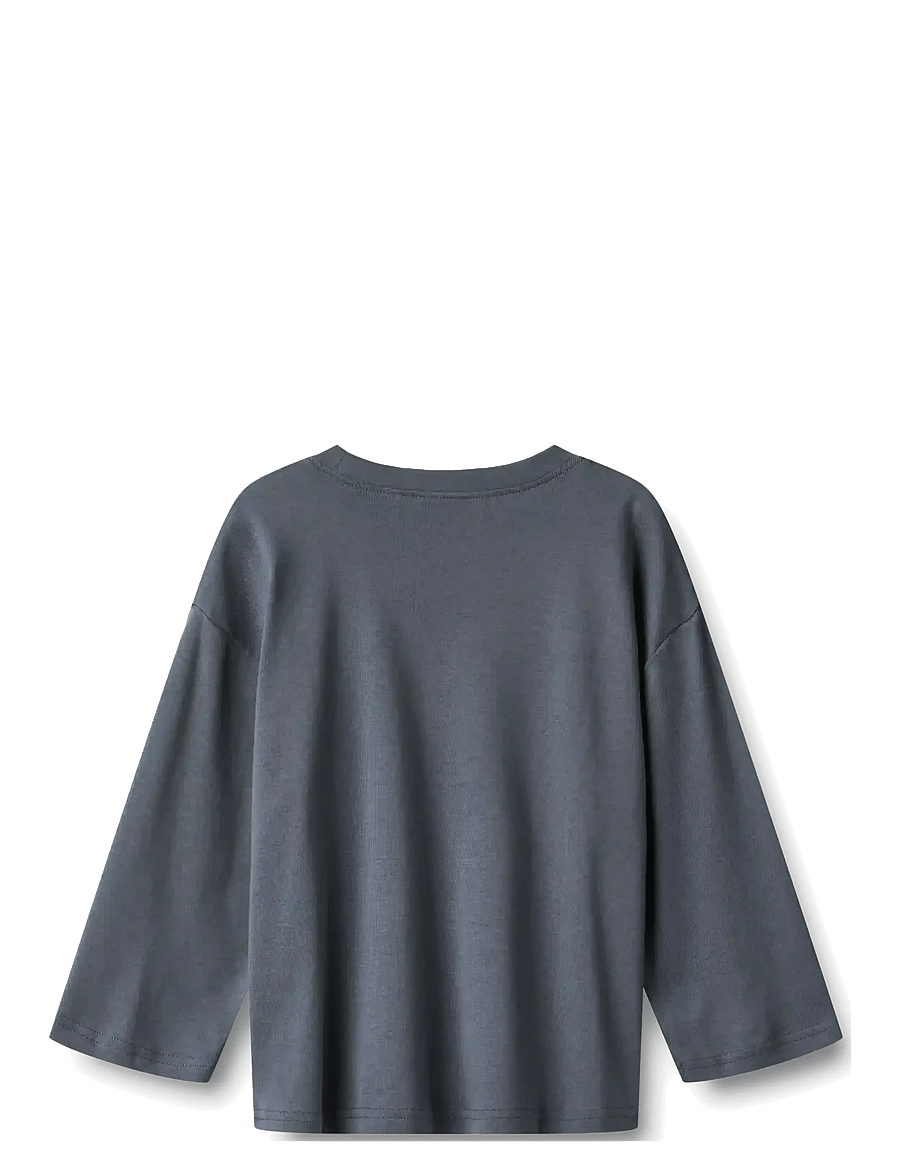 Wheat - T-shirt L/S Axe Print - langärmelig - greyblue - 2