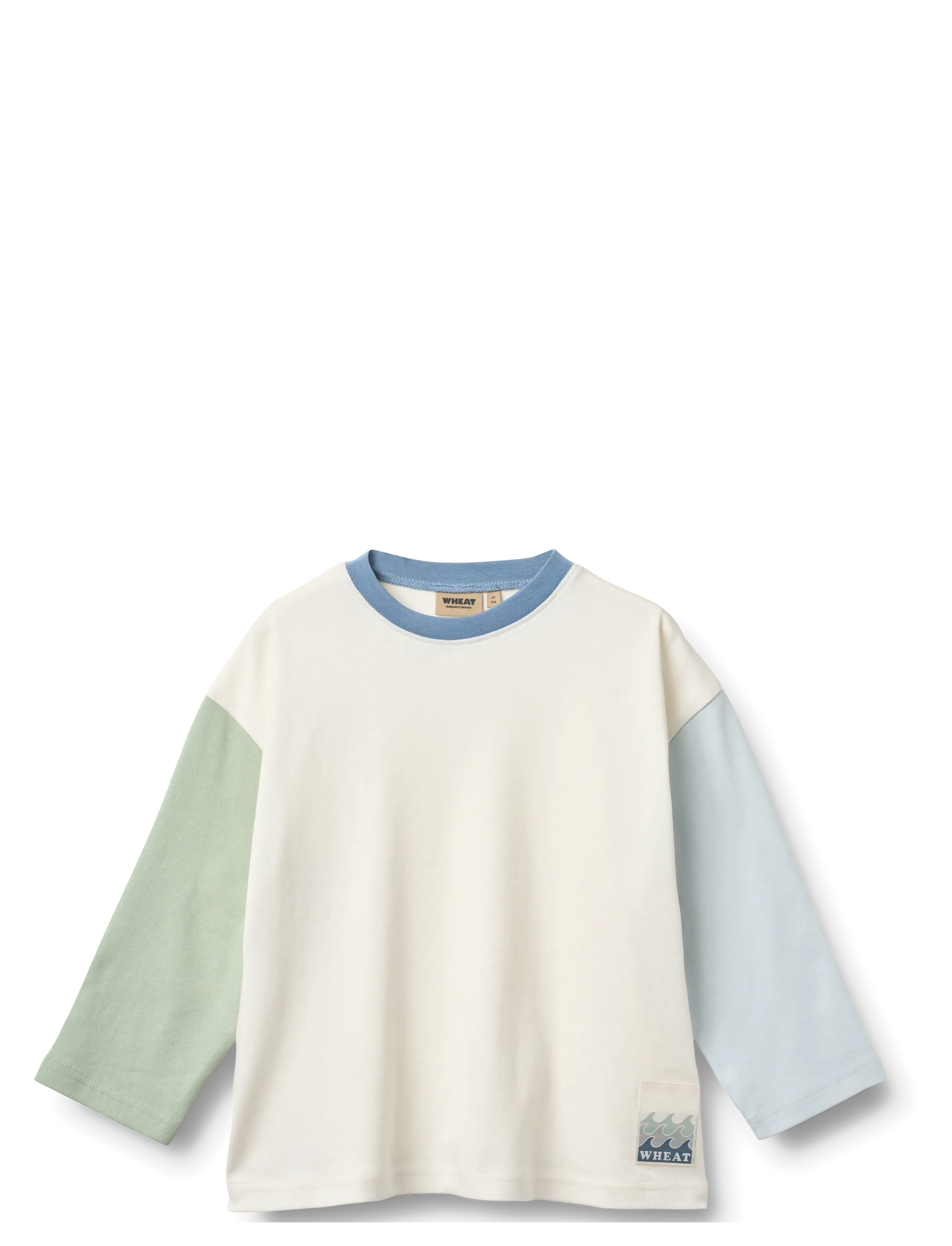 Wheat T-shirt L/S Axe - Överdelar - IVORY / multi