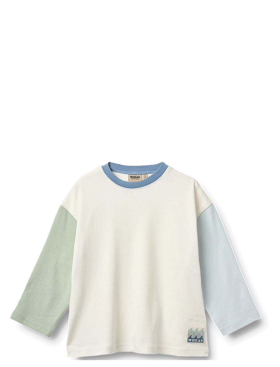 Wheat - T-shirt L/S Axe - ivory - 0