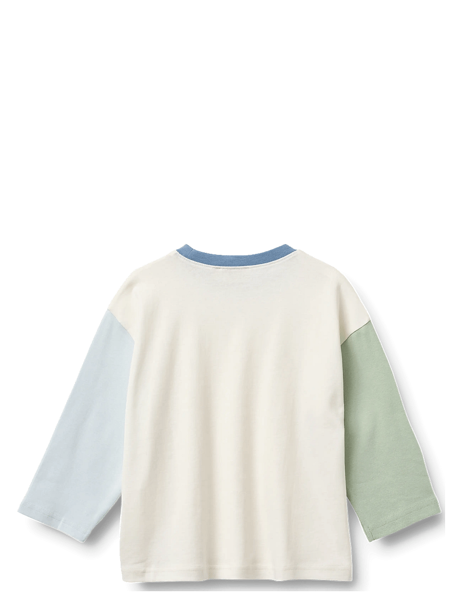 Wheat - T-shirt L/S Axe - ivory - 1