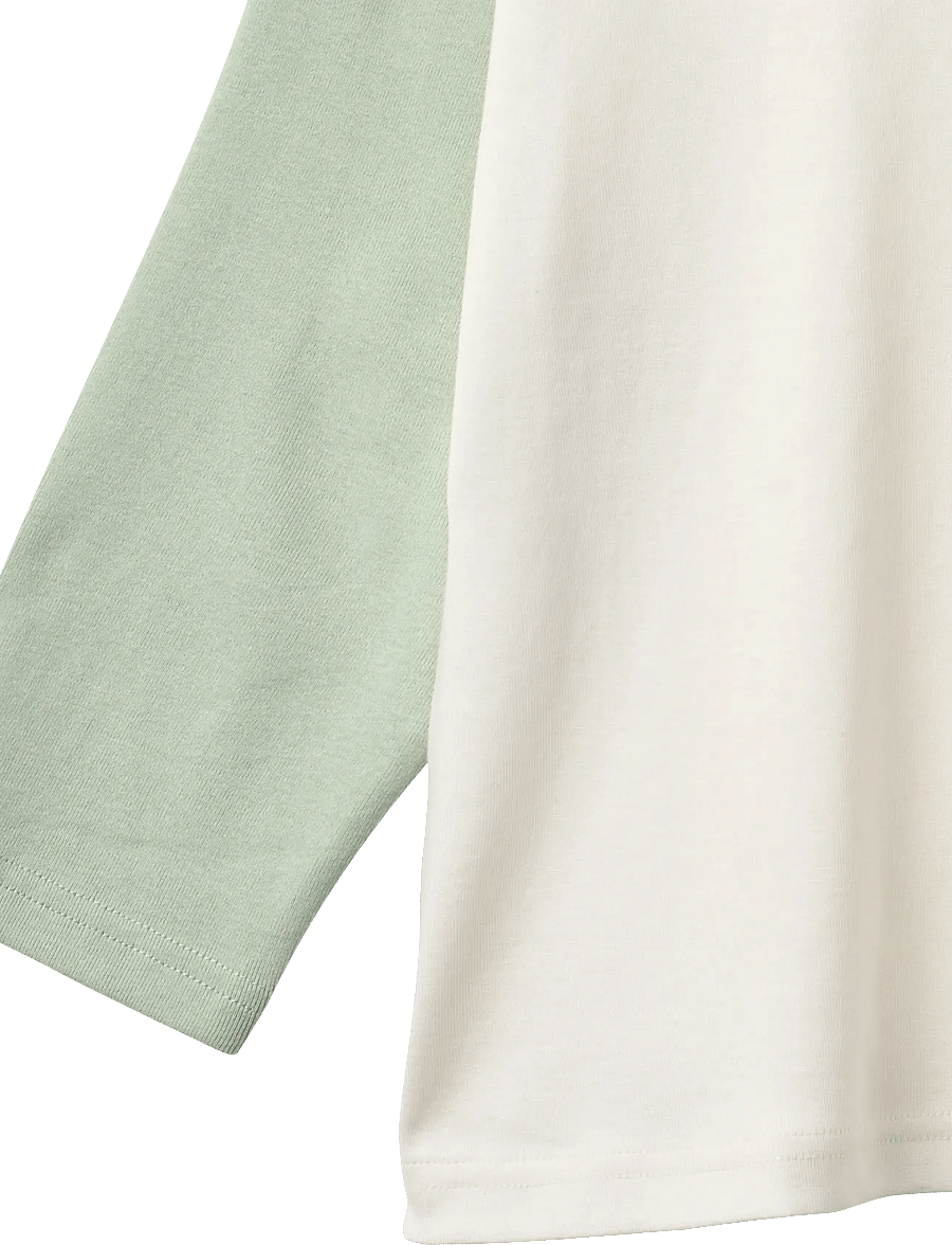 Wheat - T-shirt L/S Axe - ivory - 2