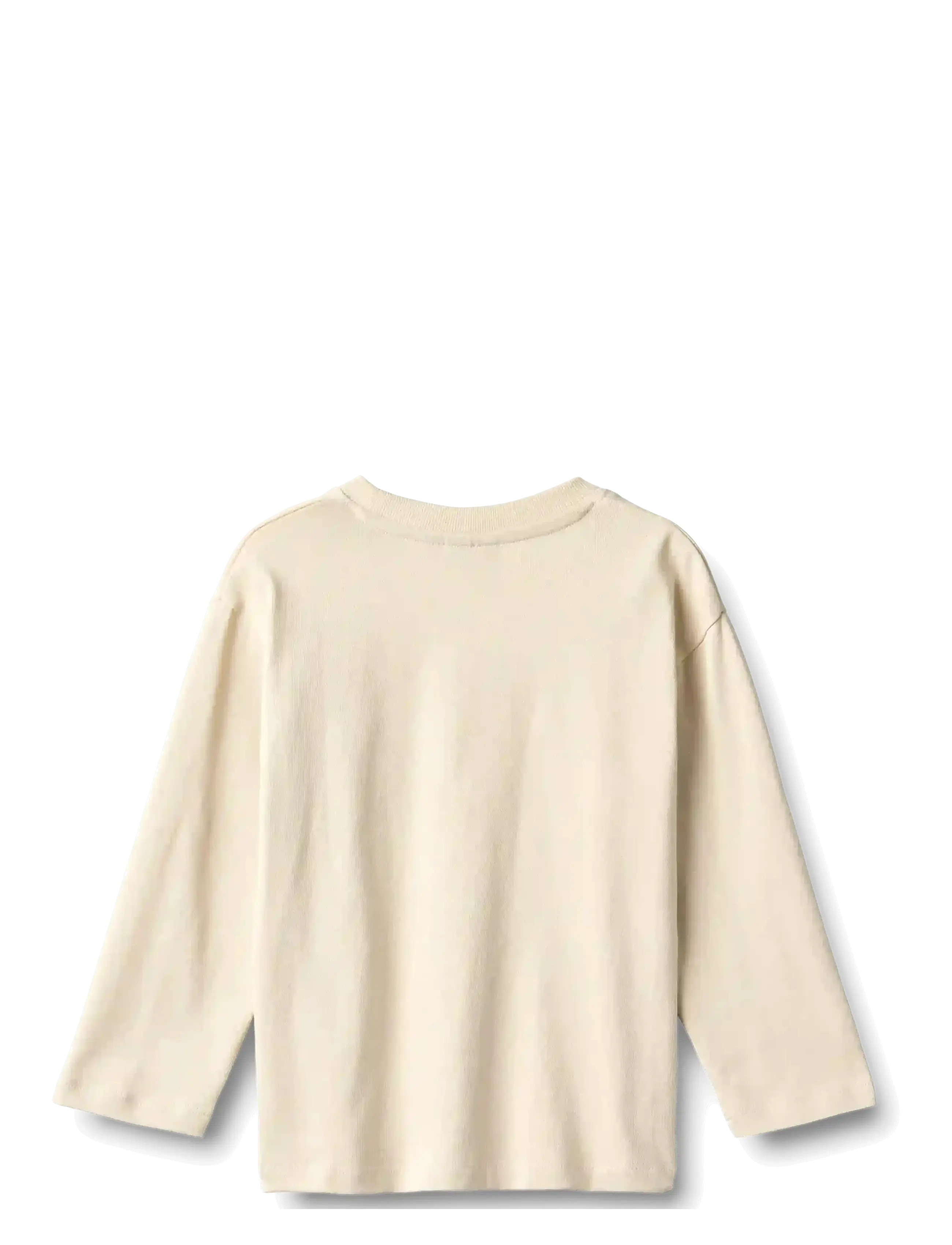 Wheat - T-shirt L/S Dixie Print - långärmade t-shirts - offwhite - 2