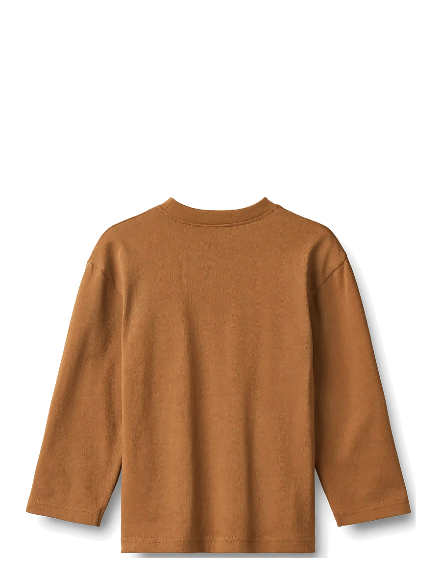 Wheat - T-shirt L/S Adam - langärmelig - warm hazel - 1