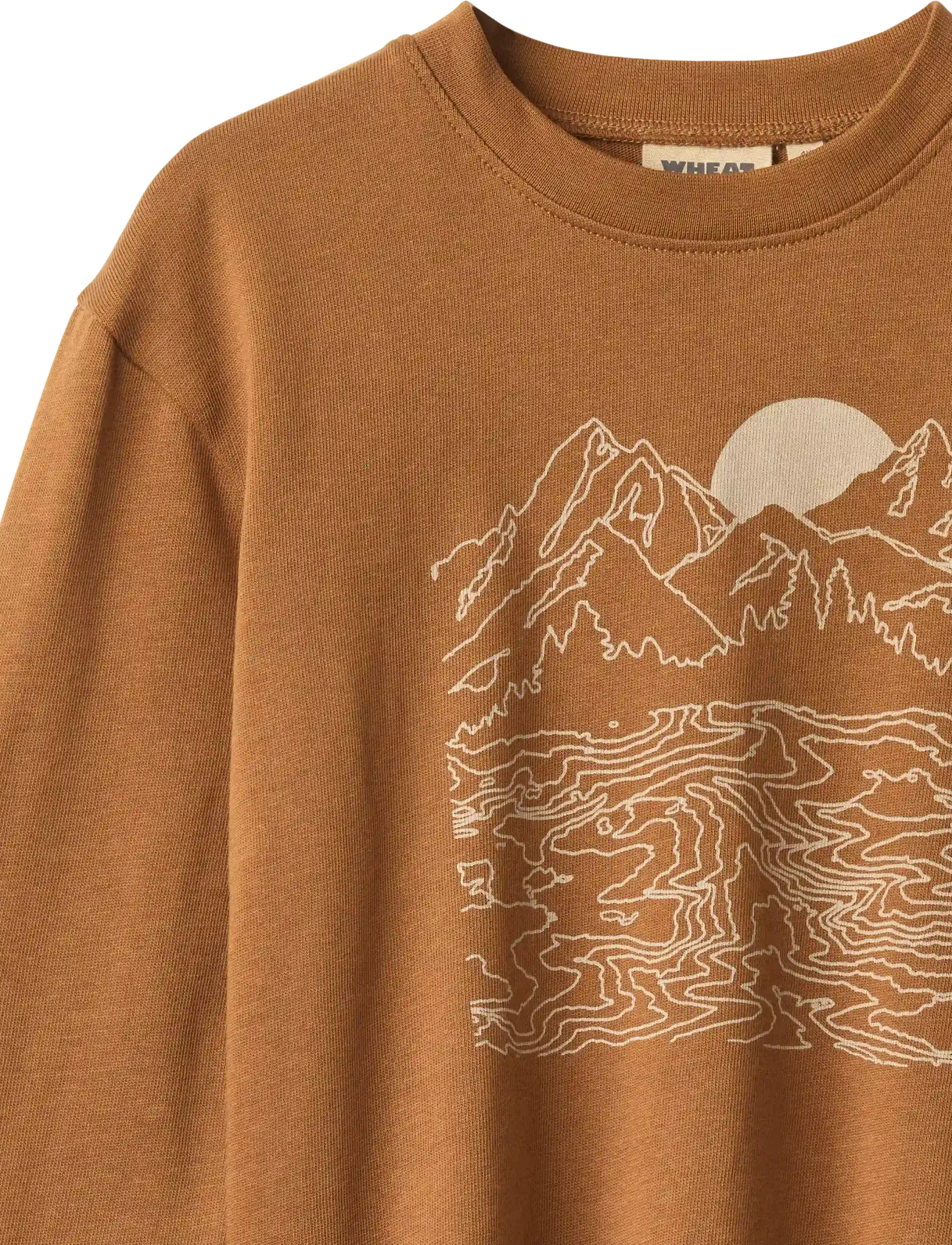 Wheat - T-shirt L/S Adam - langärmelig - warm hazel - 2