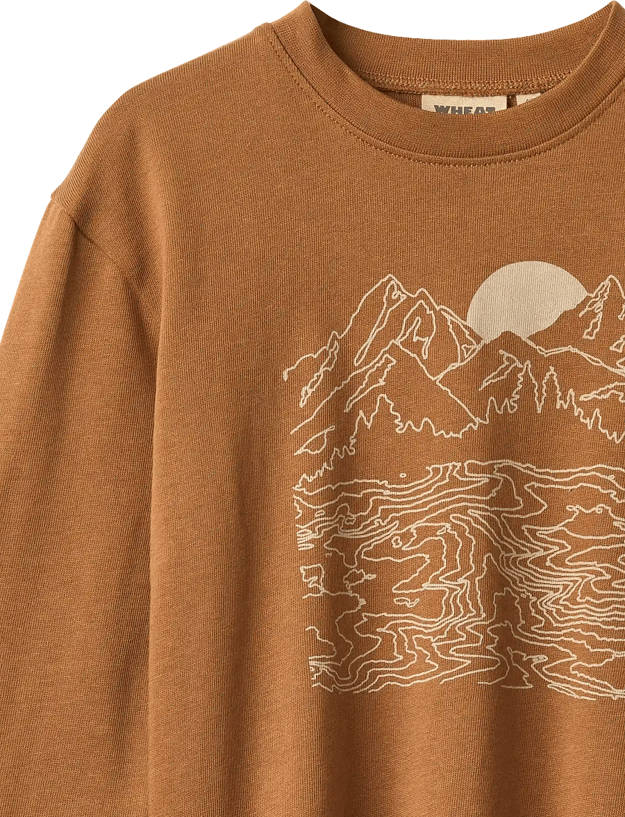 Wheat - T-shirt L/S Adam - langärmelig - warm hazel - 2