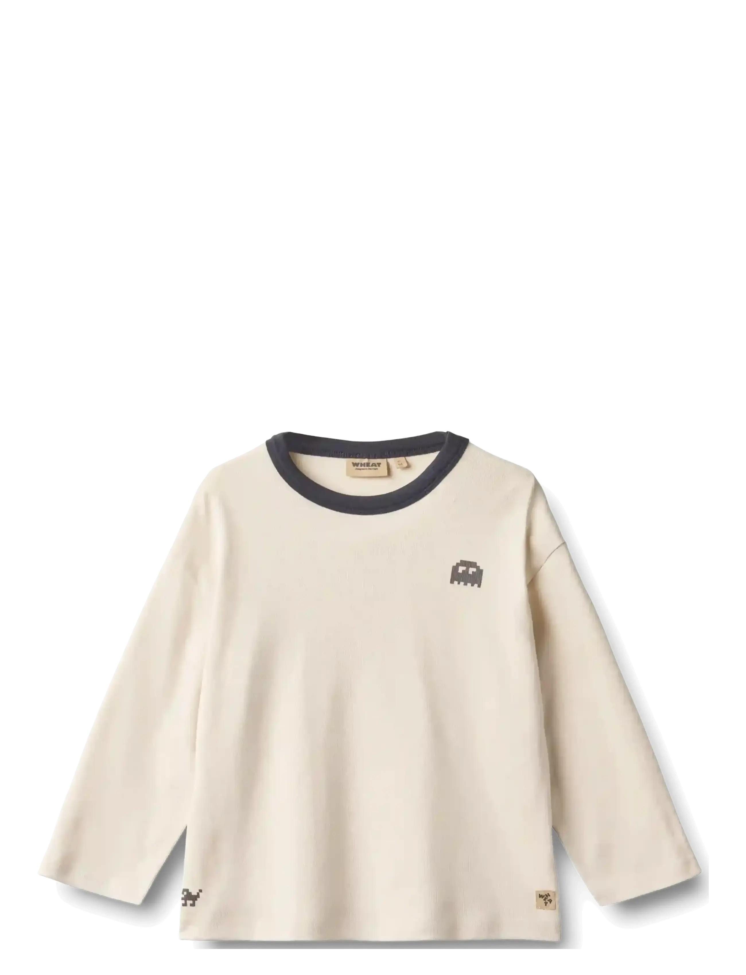 Wheat T-shirt L/S Calvin - Neuheiten - EGGSHELL / cream