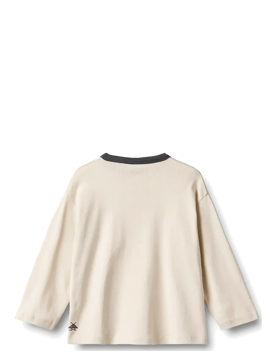 Wheat - T-shirt L/S Calvin - langärmelig - eggshell - 1