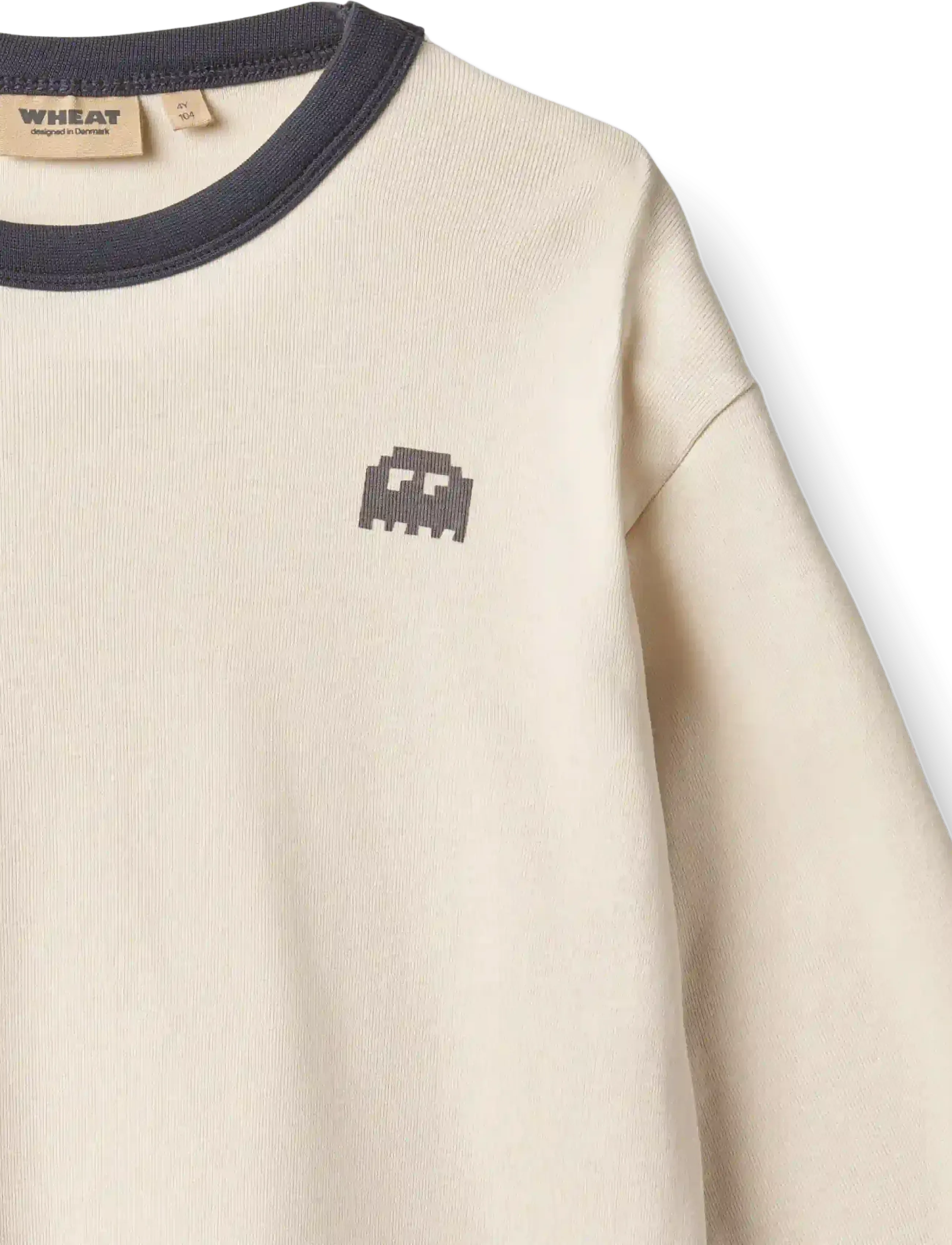 Wheat - T-shirt L/S Calvin - langärmelig - eggshell - 2