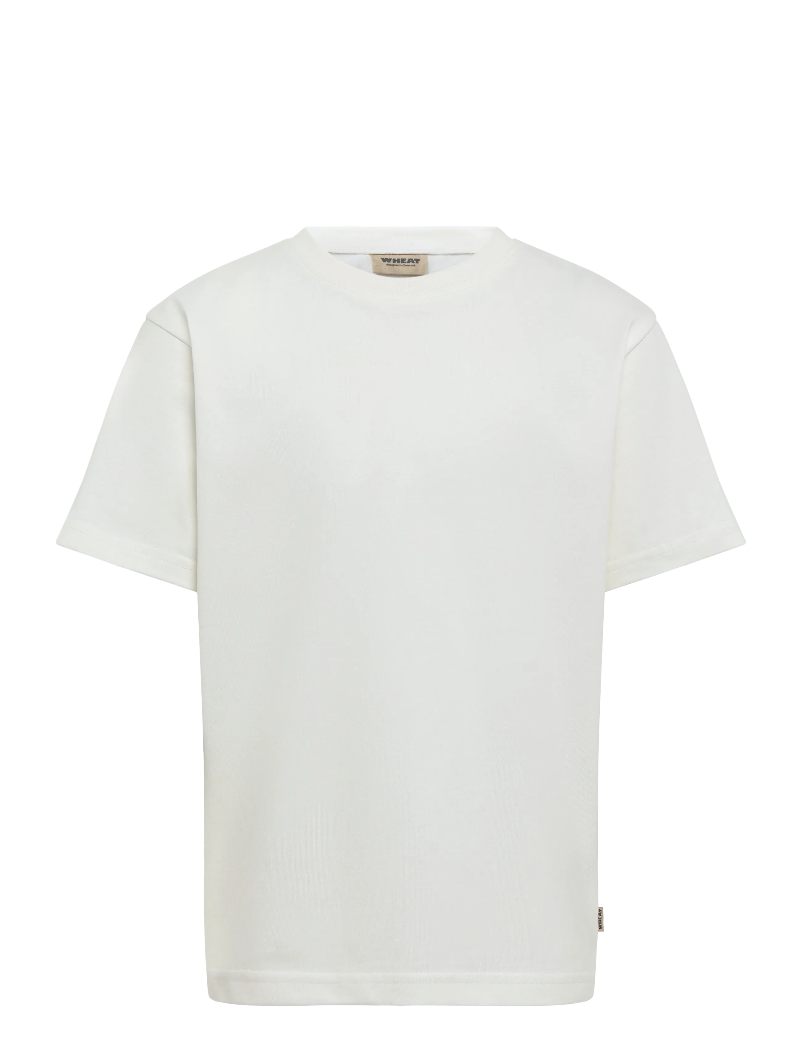 Wheat T-shirt S/S Addison - Kortærmede T-shirts - CLOUD / cream