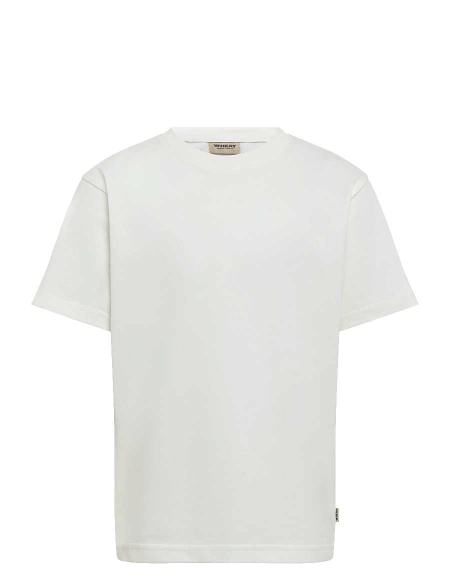 Wheat - T-shirt S/S Addison - kortærmede t-shirts - cloud - 0